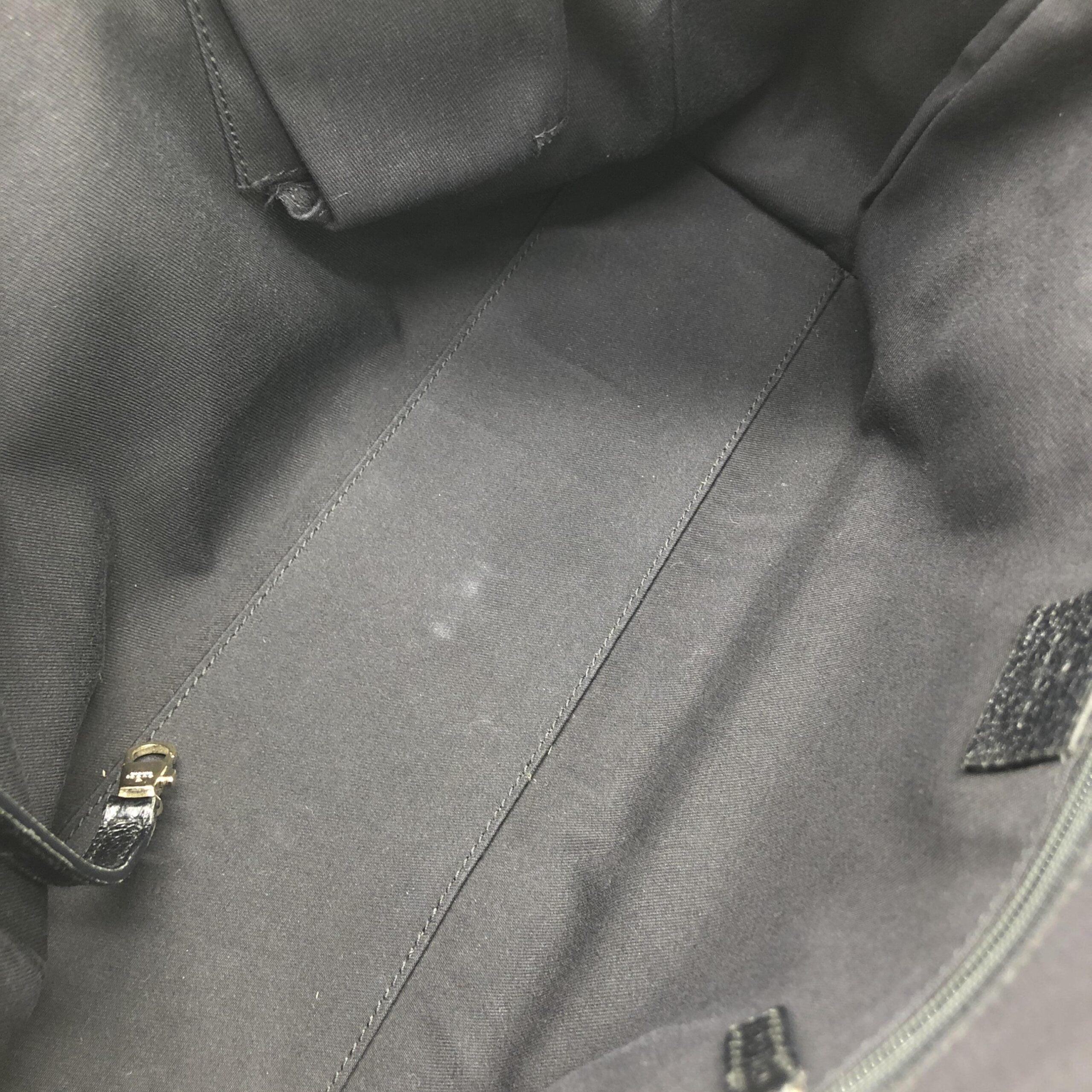 Gucci Black GG Canvas Tote Bag