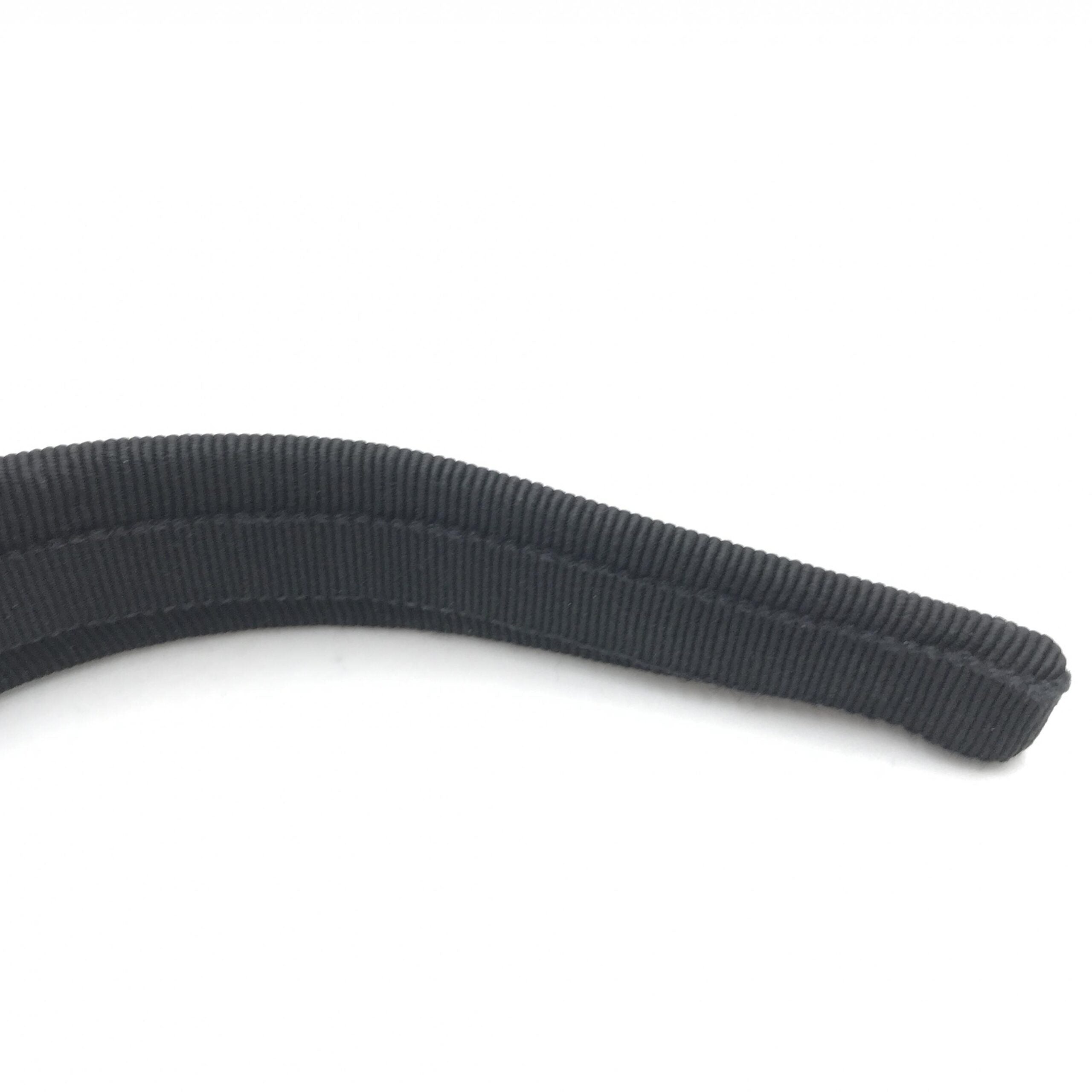 Salvatore Ferragamo Black Grosgrain Headband With Gold Hardware