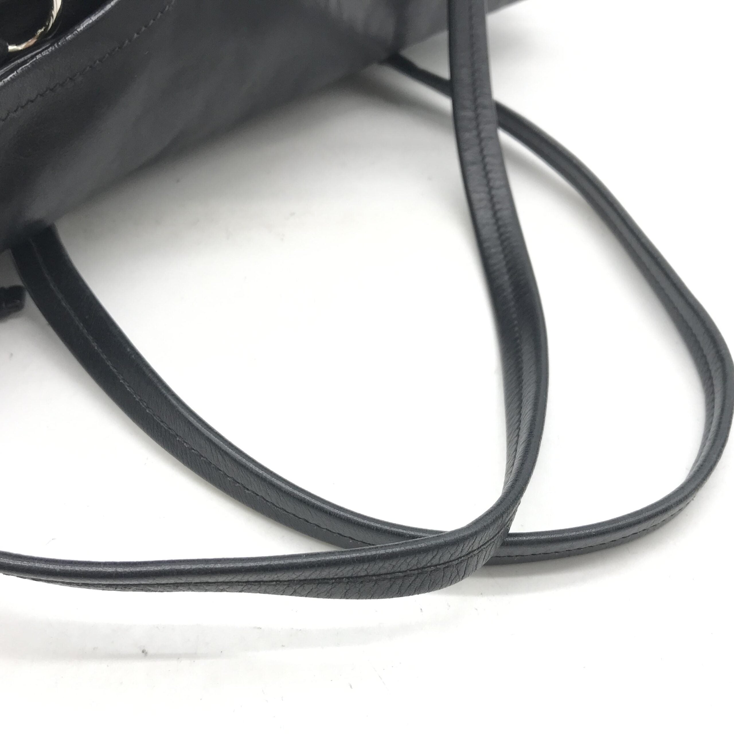 Prada Black Leather Shoulder Handbag