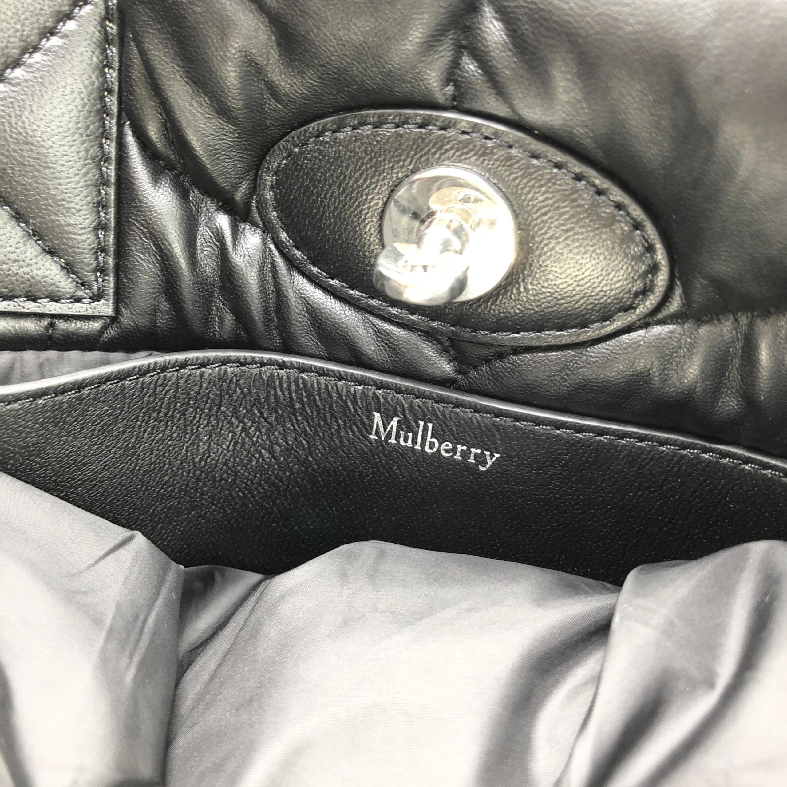 Mulberry Black Leather Big Softie Tote Bag
