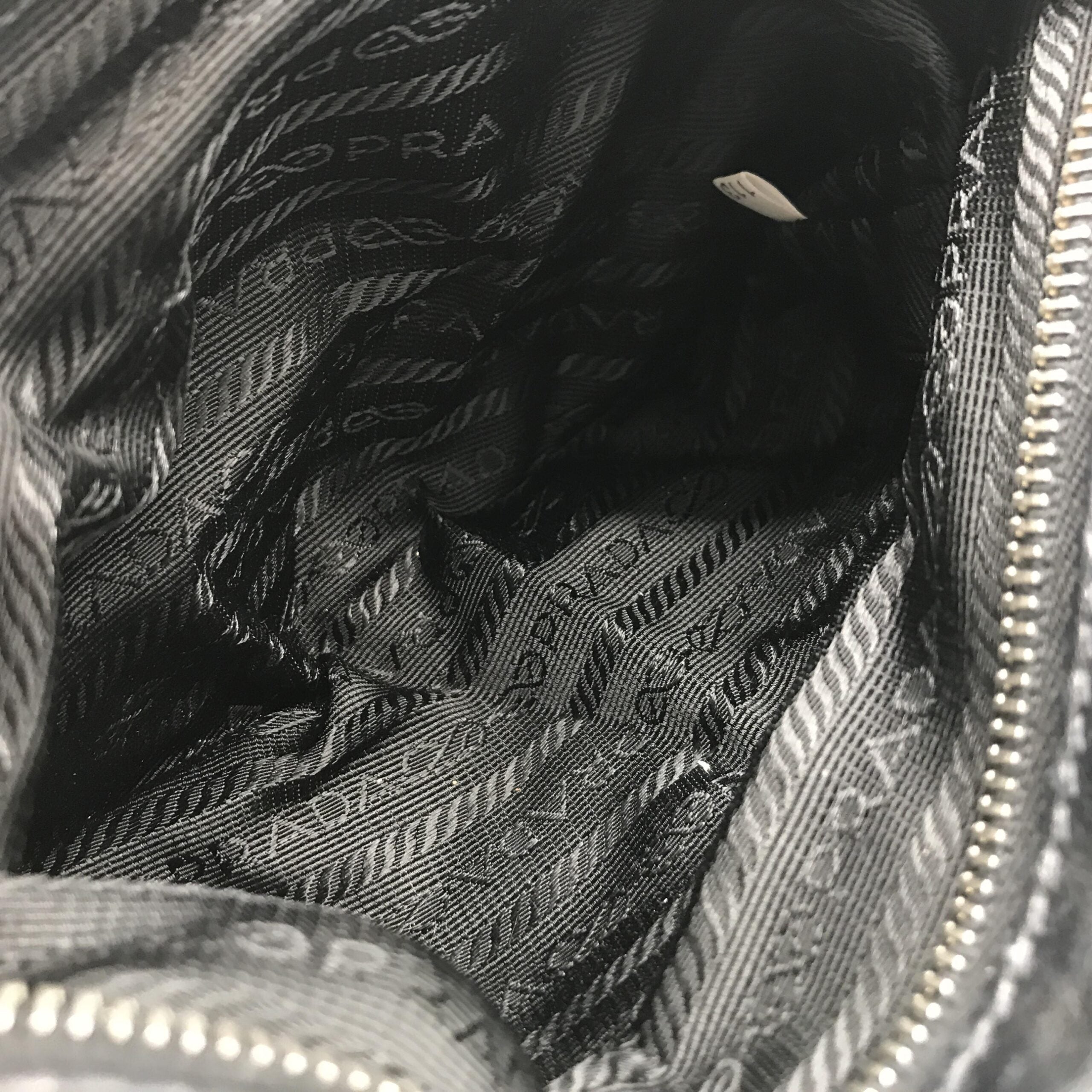 Prada Black Leather Shoulder Handbag