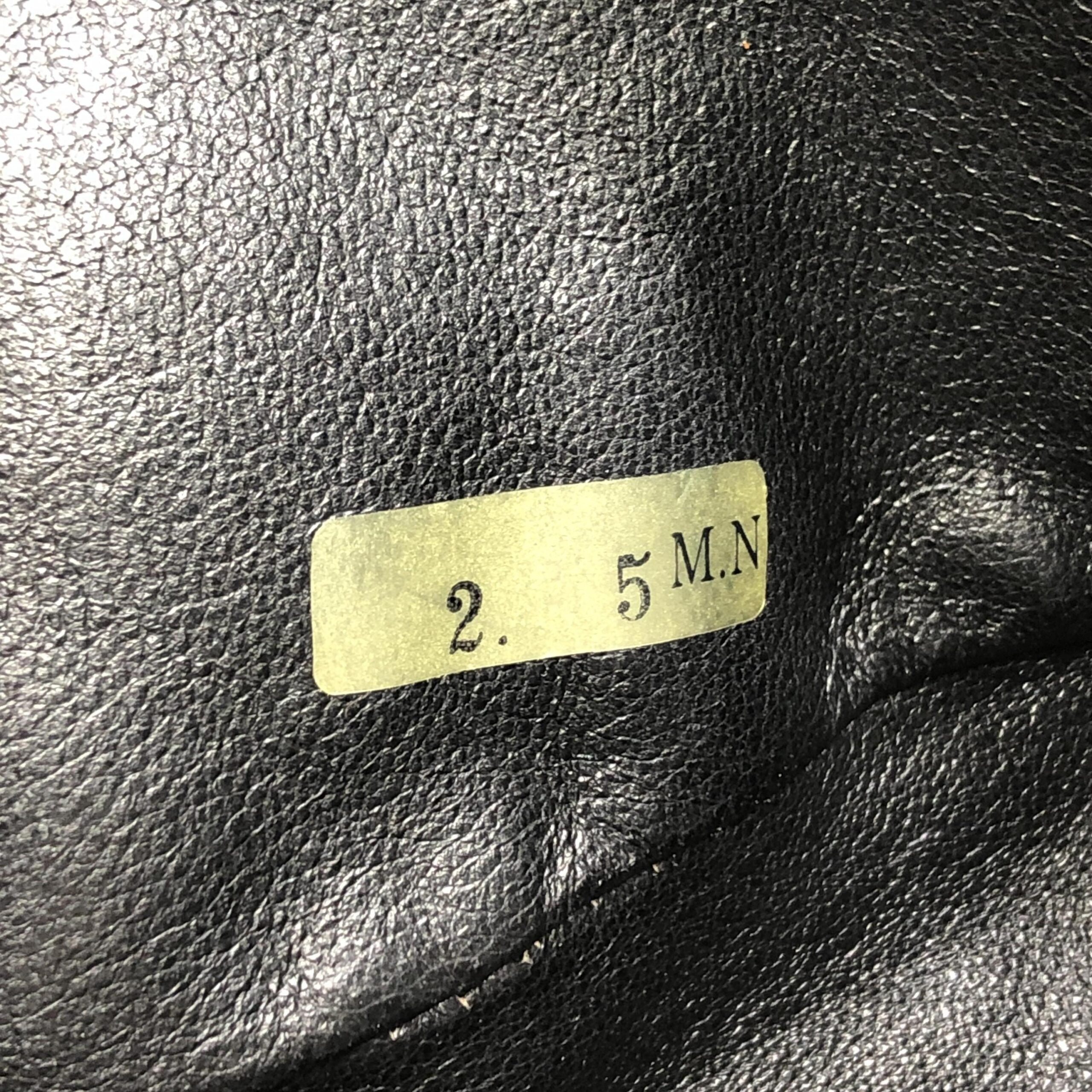 Chanel Black Quilted Leather Pouch With Tassels