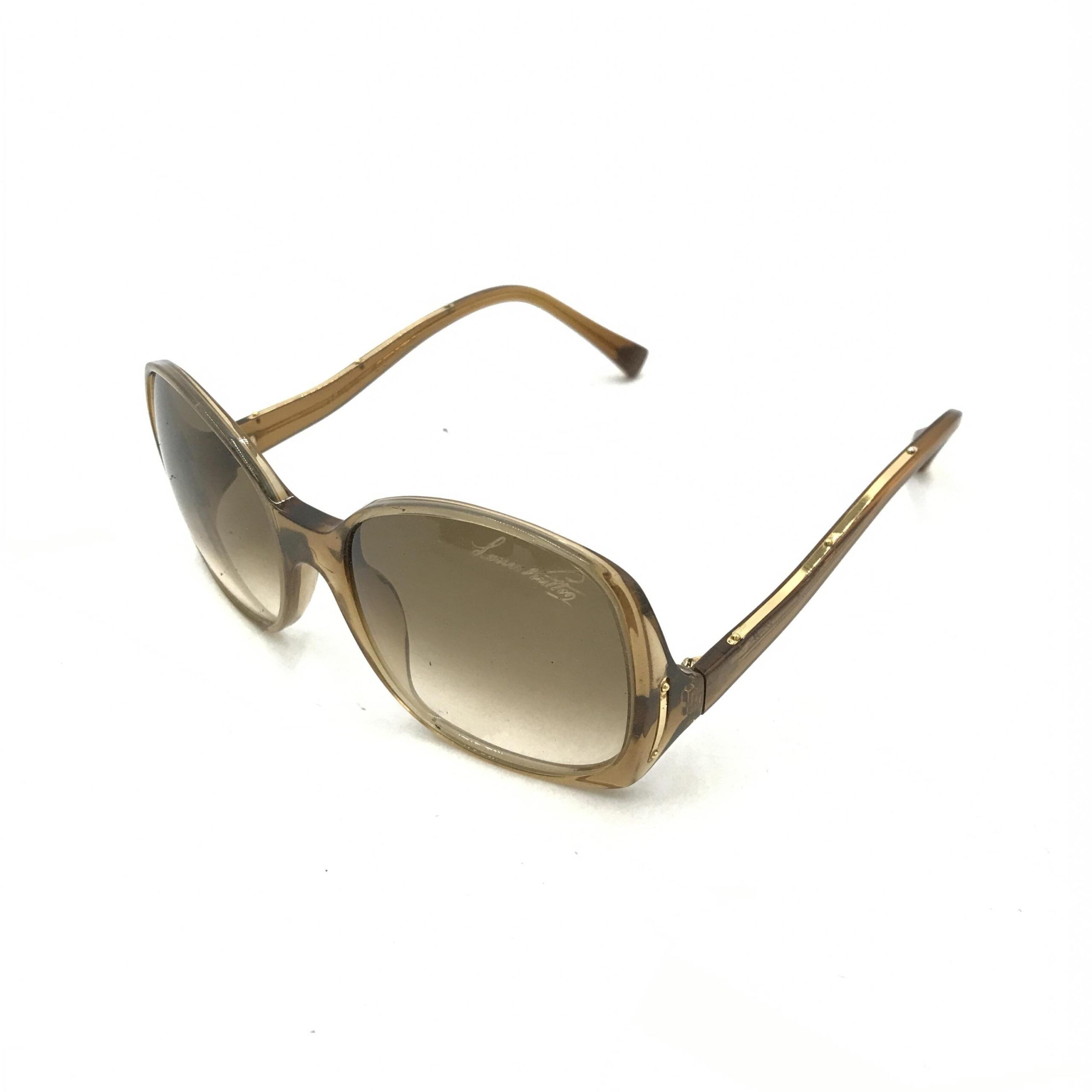 Louis Vuitton Brown Speckling Acetate Frame Sunglasses