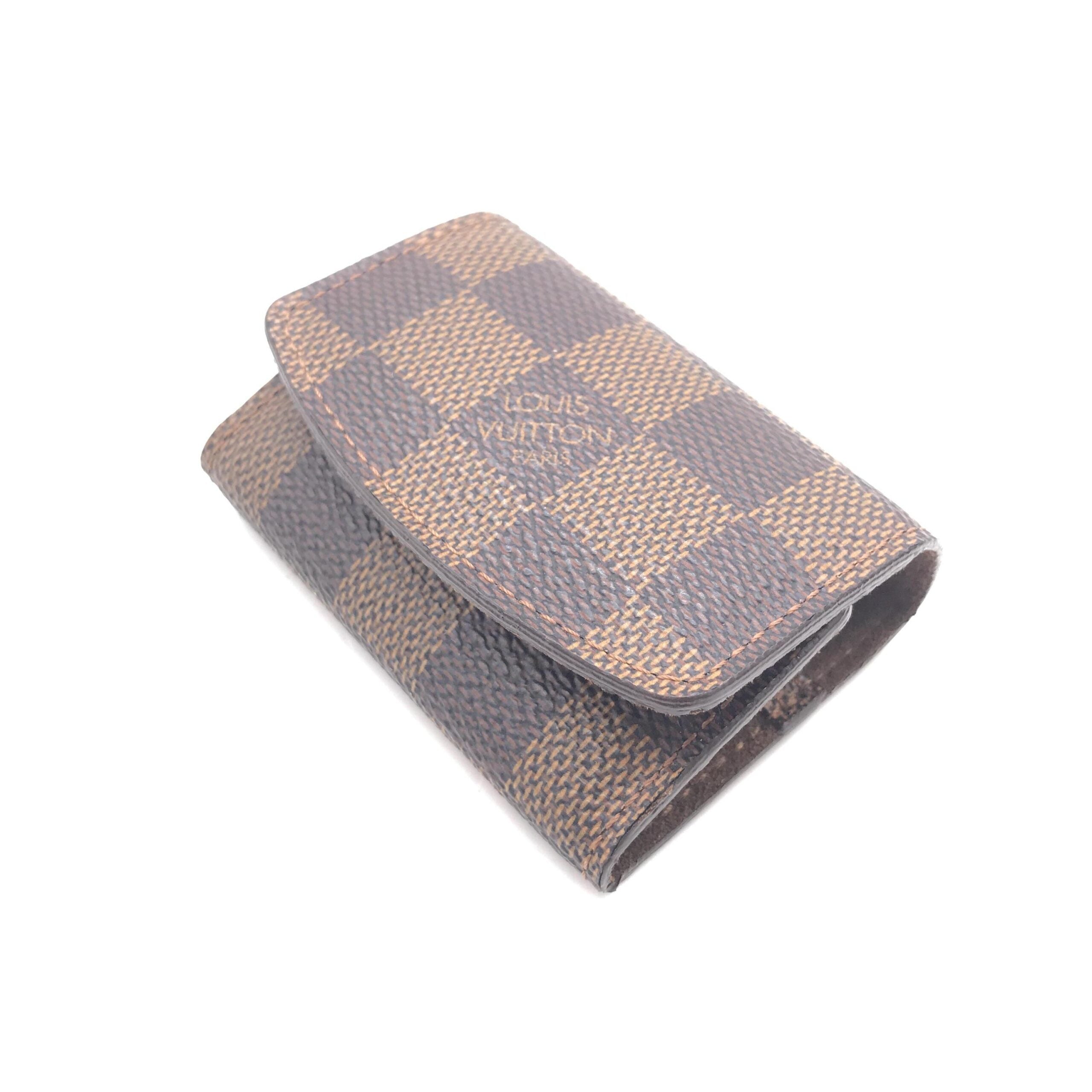 Louis Vuitton Damier Cufflinks Case With Flap