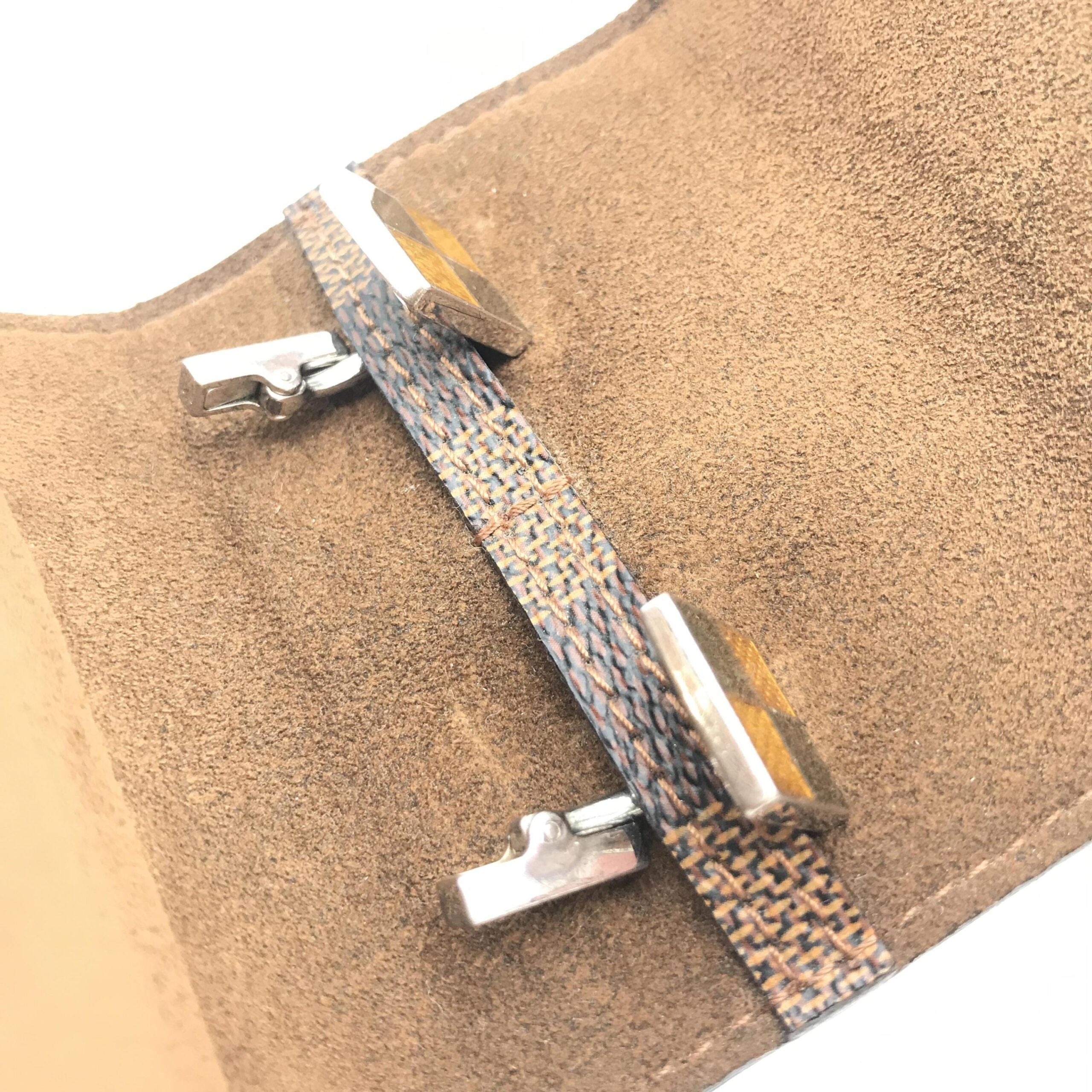 Louis Vuitton Damier Cufflinks Case With Flap