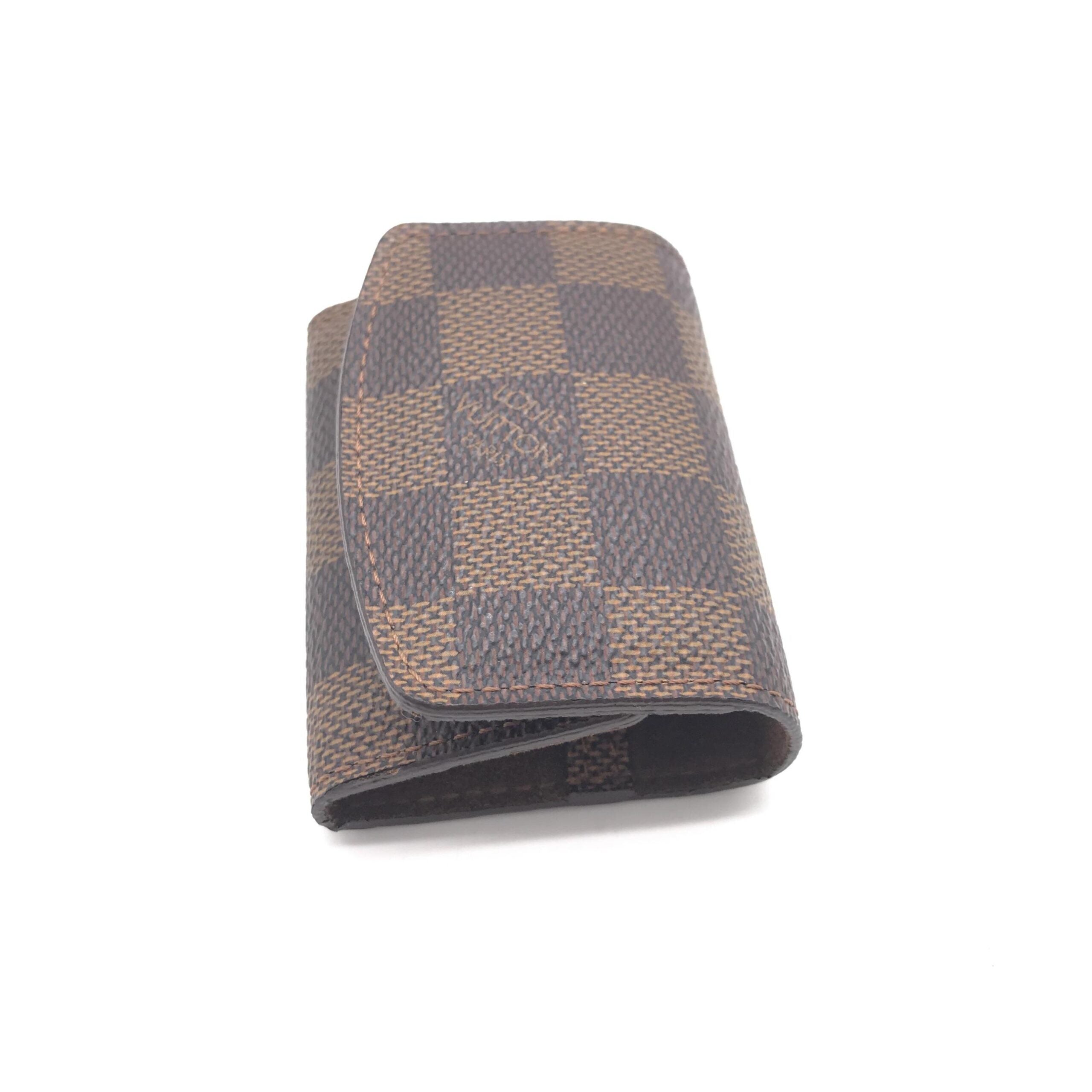 Louis Vuitton Damier Cufflinks Case With Flap