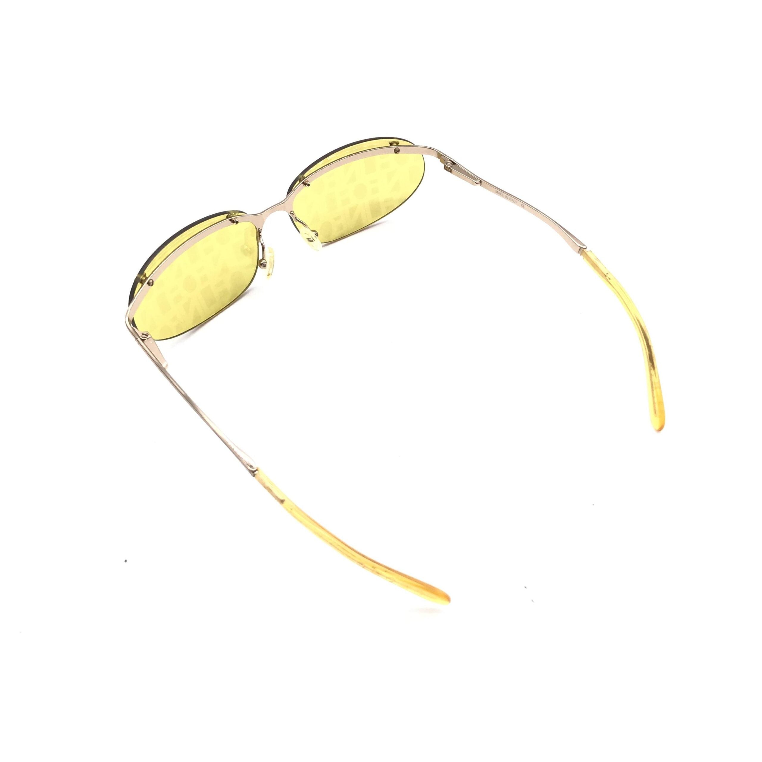 Celine Frameless Sunglasses With Yellow Lenses