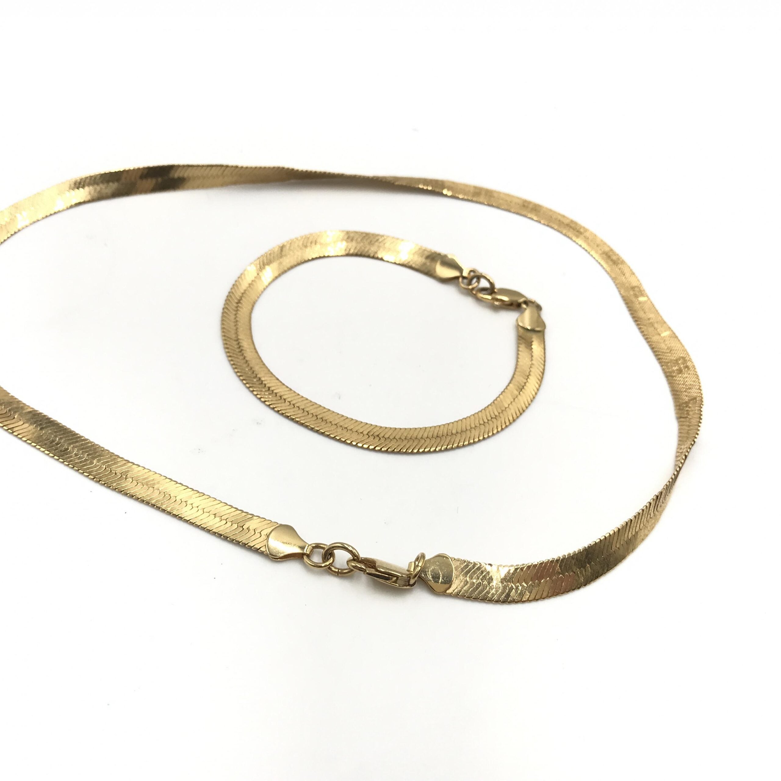 Givenchy Gold-Plated Herringbone Chain Bracelet