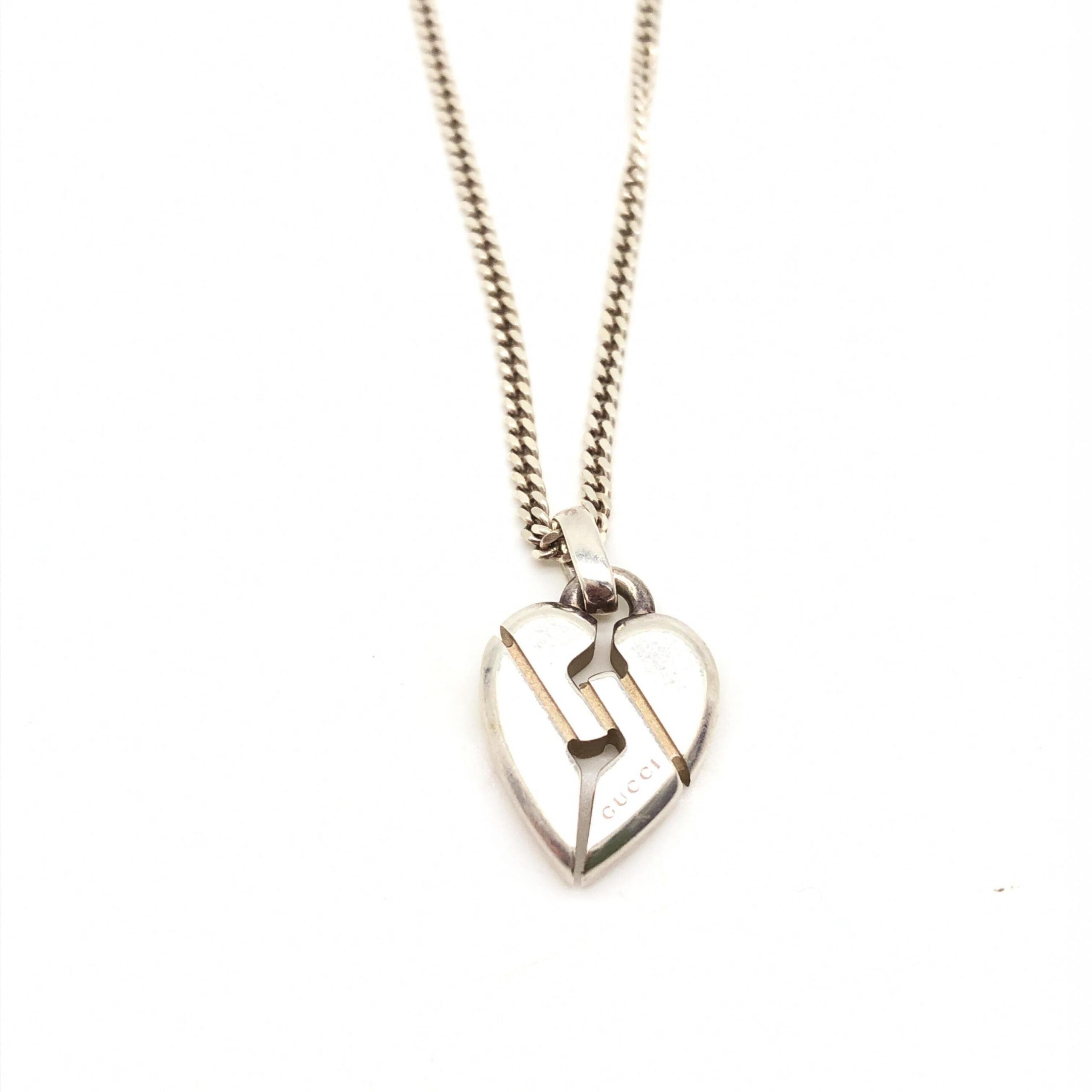 Gucci Heat Knot Silver 925 Pendant Necklace