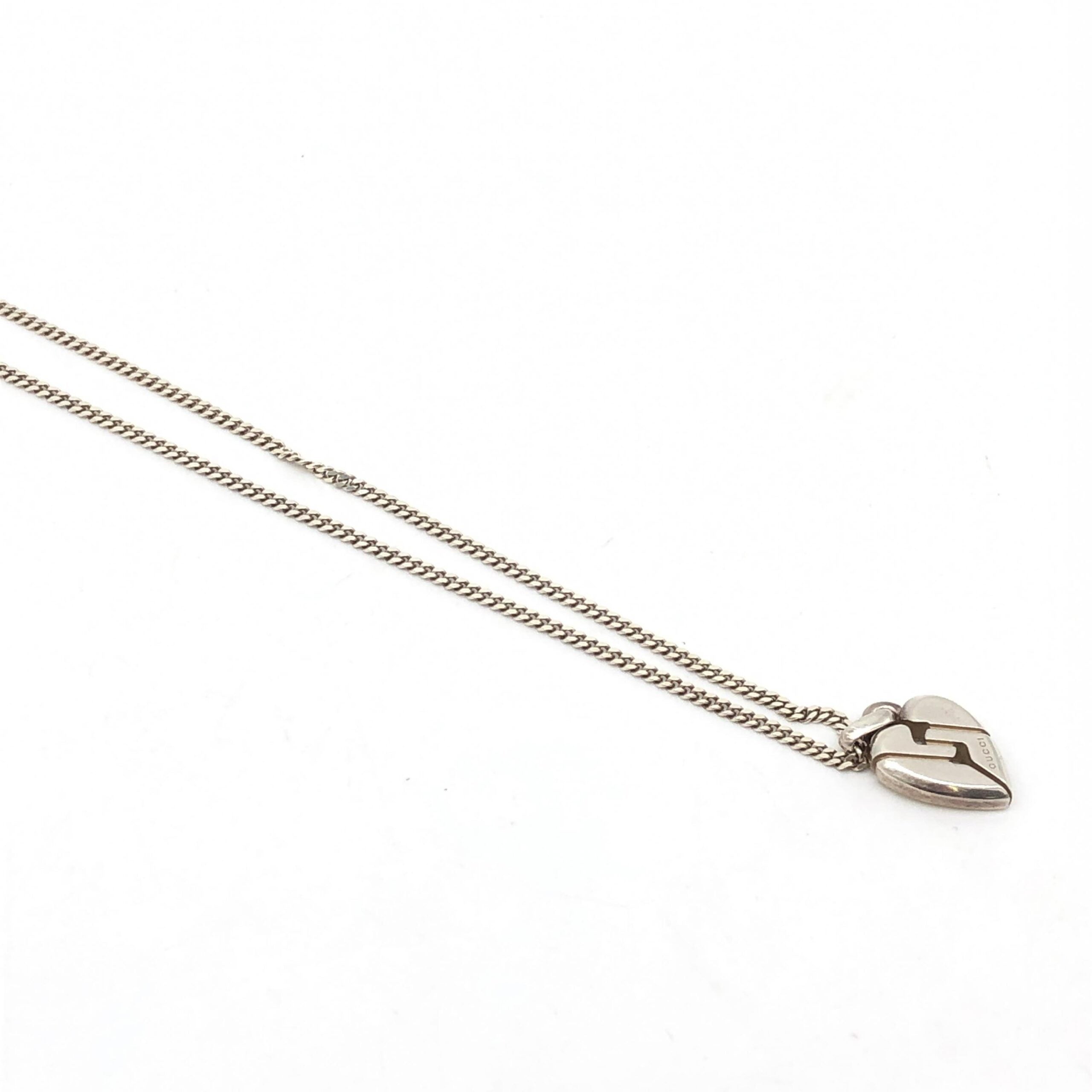 Gucci Heat Knot Silver 925 Pendant Necklace