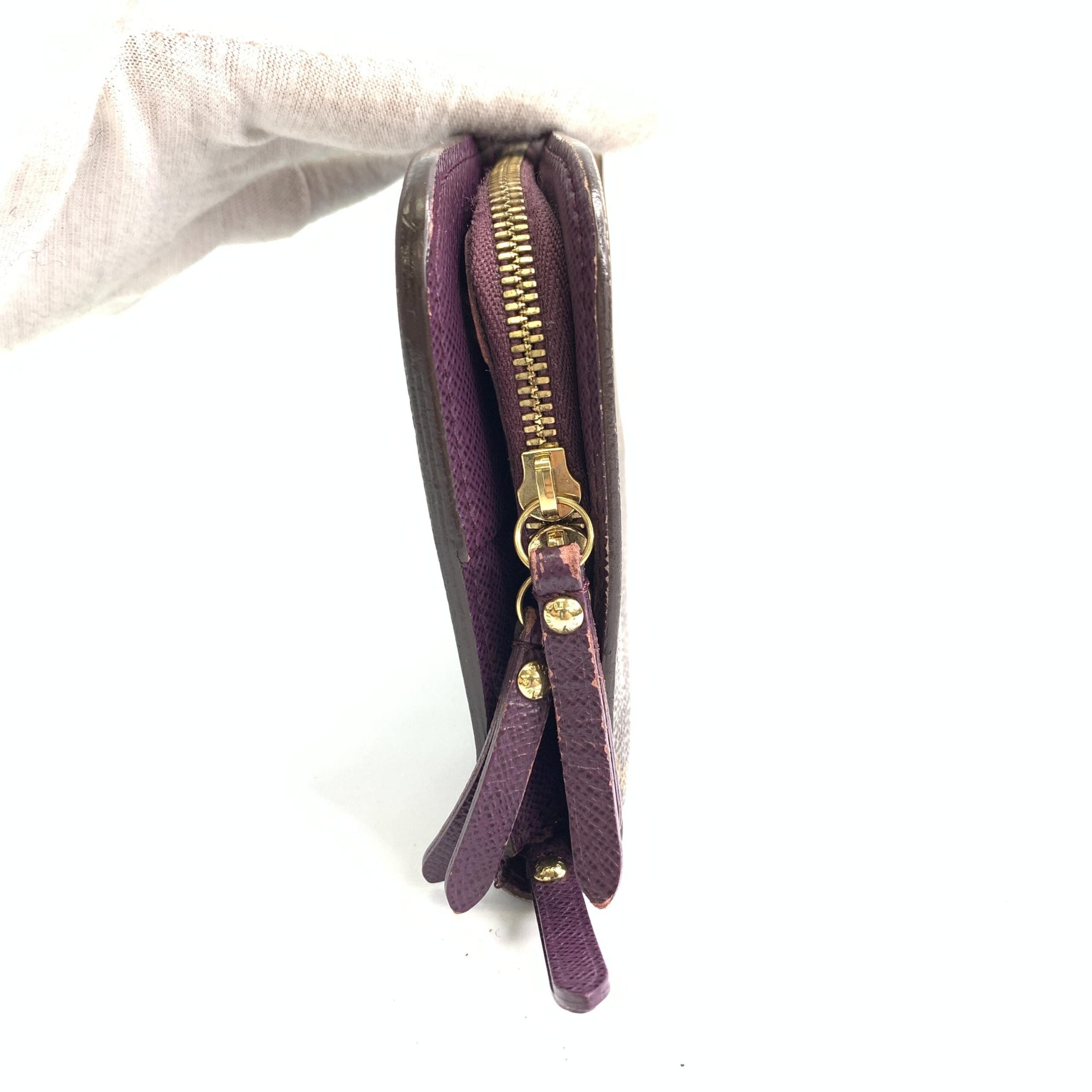 Louis Vuitton Monogram Zip Long Wallet