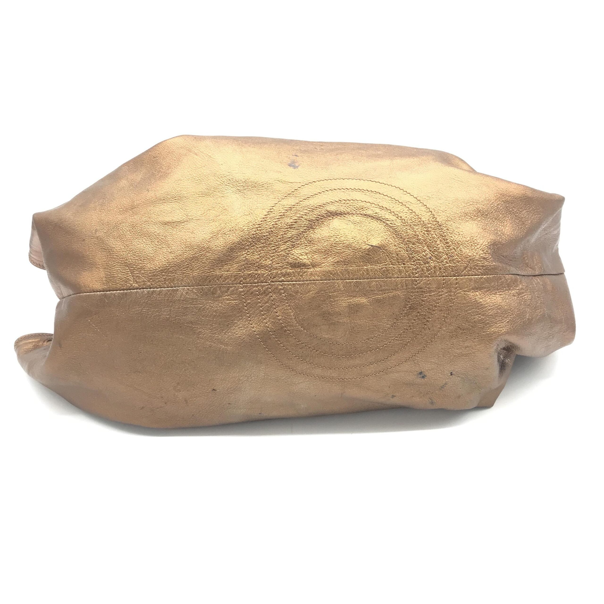 Loewe Metallic Bronze Nappa Aire Beige Shoulder Bag