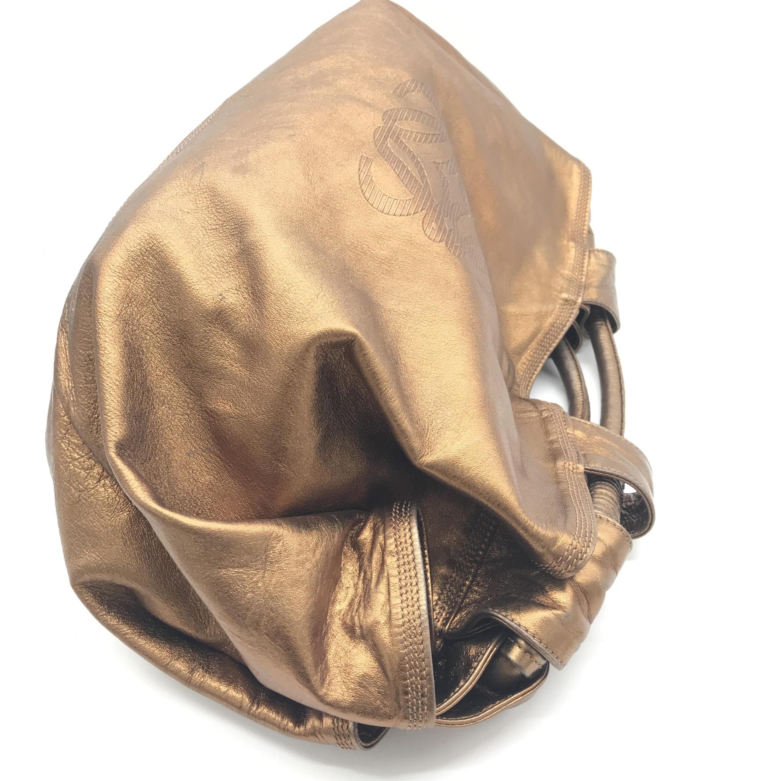 Loewe Metallic Bronze Nappa Aire Beige Shoulder Bag