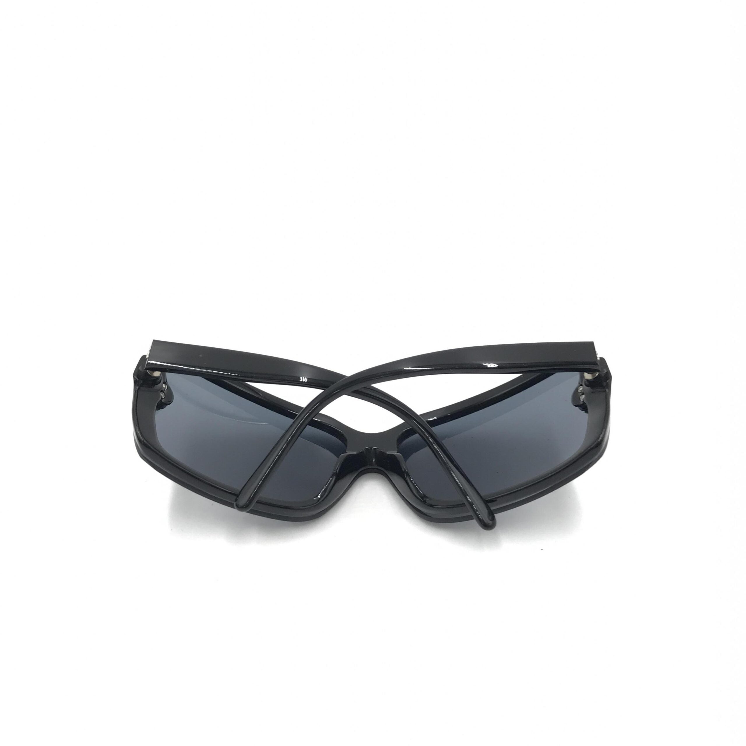 Chanel Oversized Black Sunglasses With Case