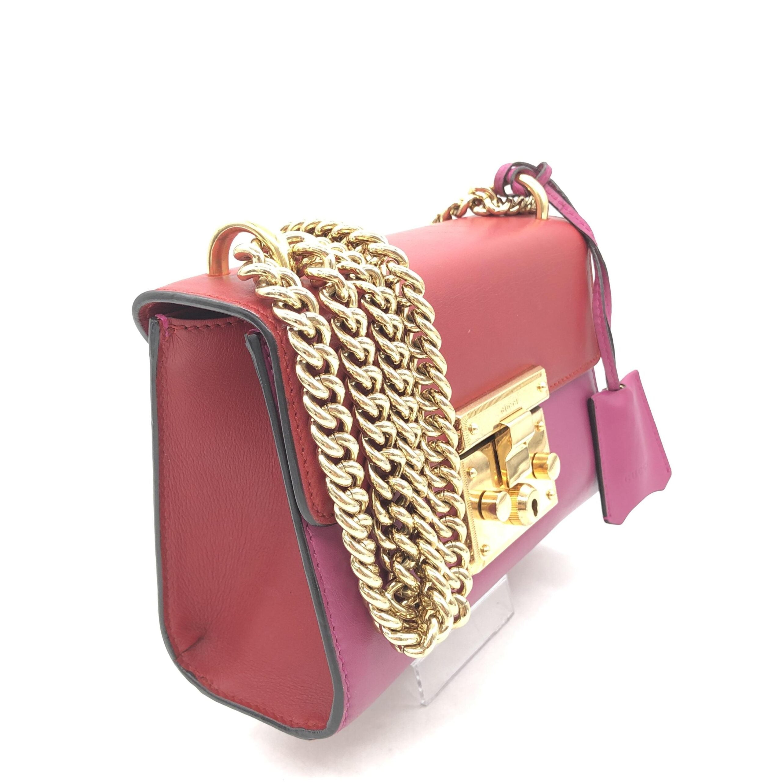 Gucci Padlock Crossbody Shoulder Bag In Pink