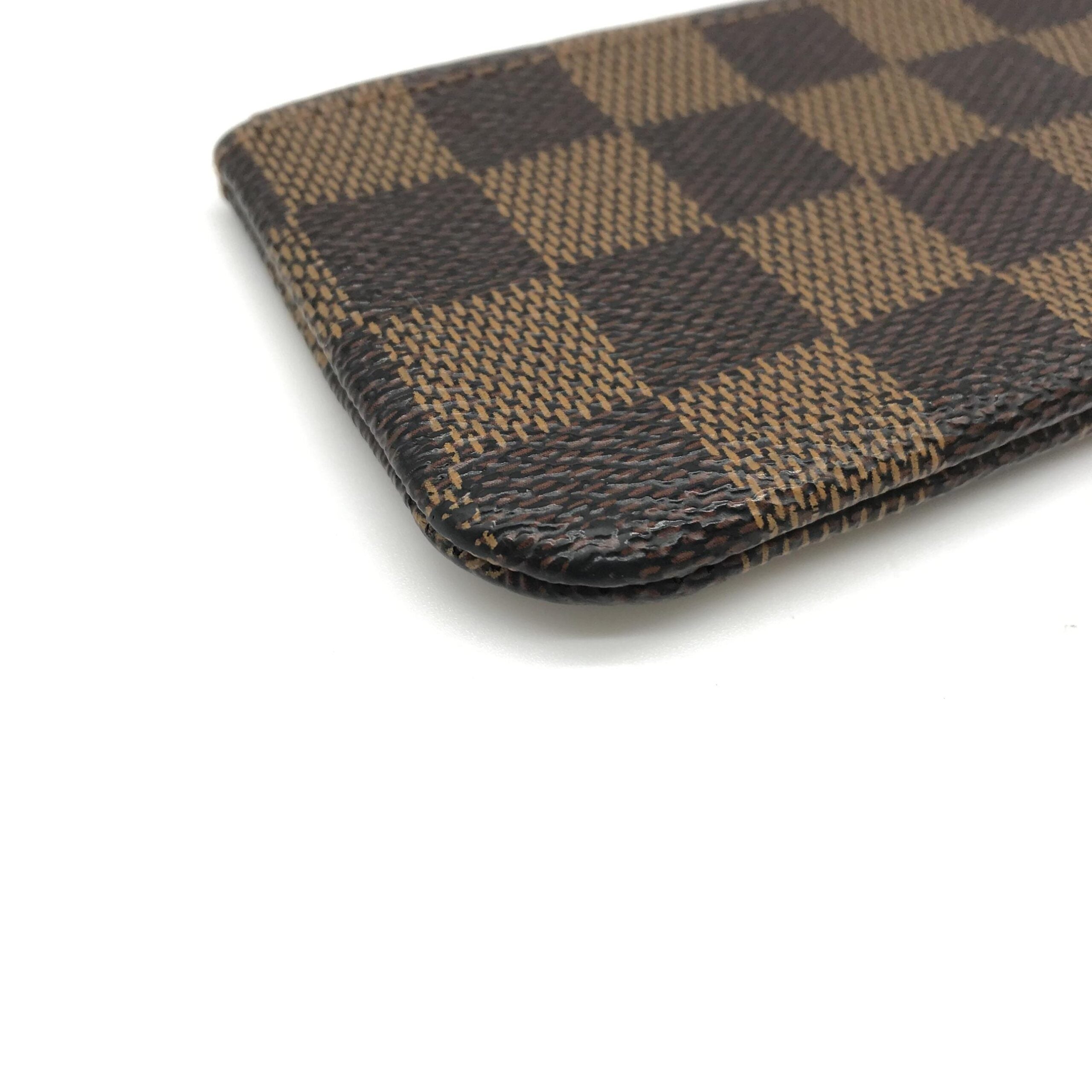 Louis Vuitton Pochette CléS Damier Ebene Canvas Key Pouch, GHW