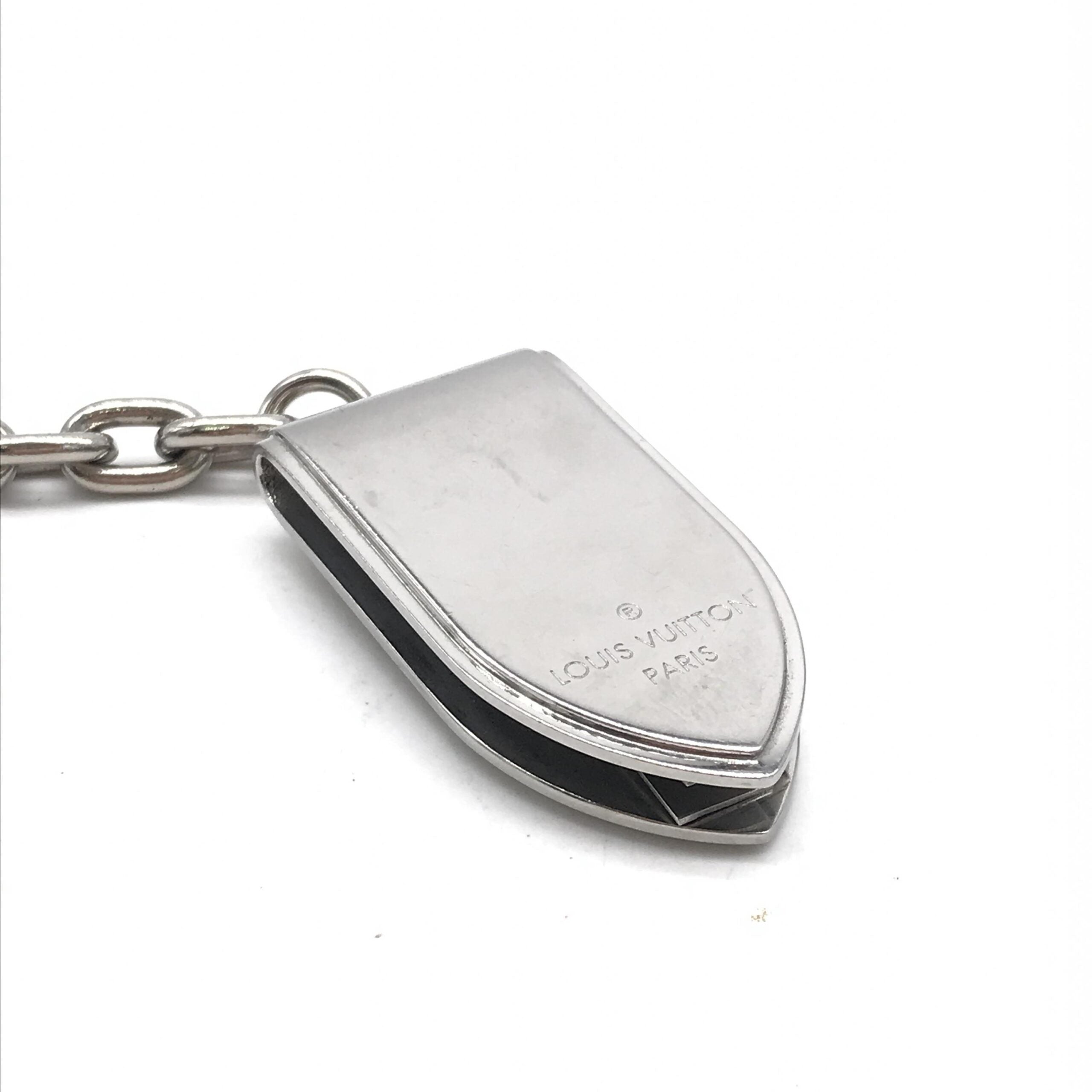 Louis Vuitton Silver Money Clip With Chain