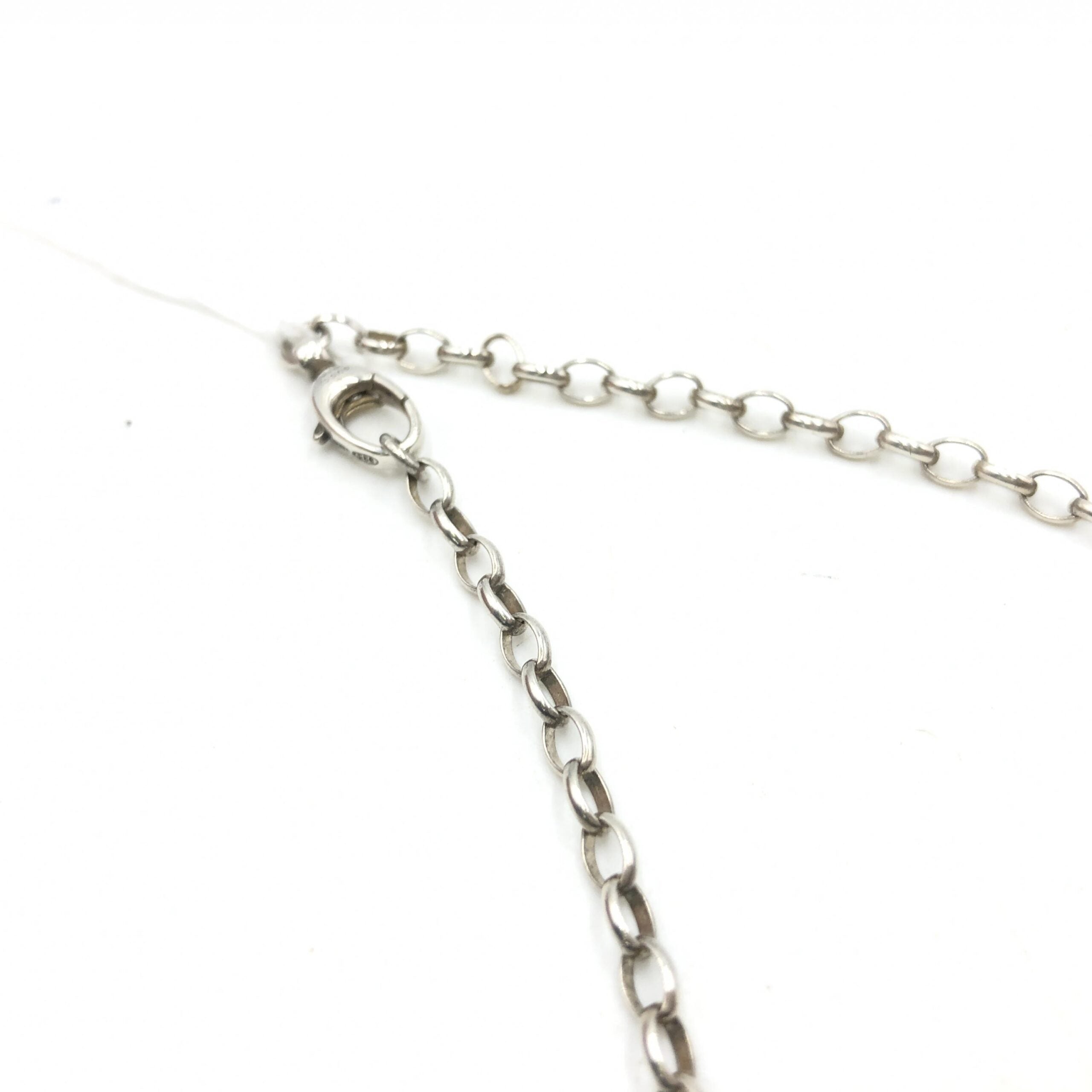 Gucci Sterling Silver Interlocking Circle Pendant