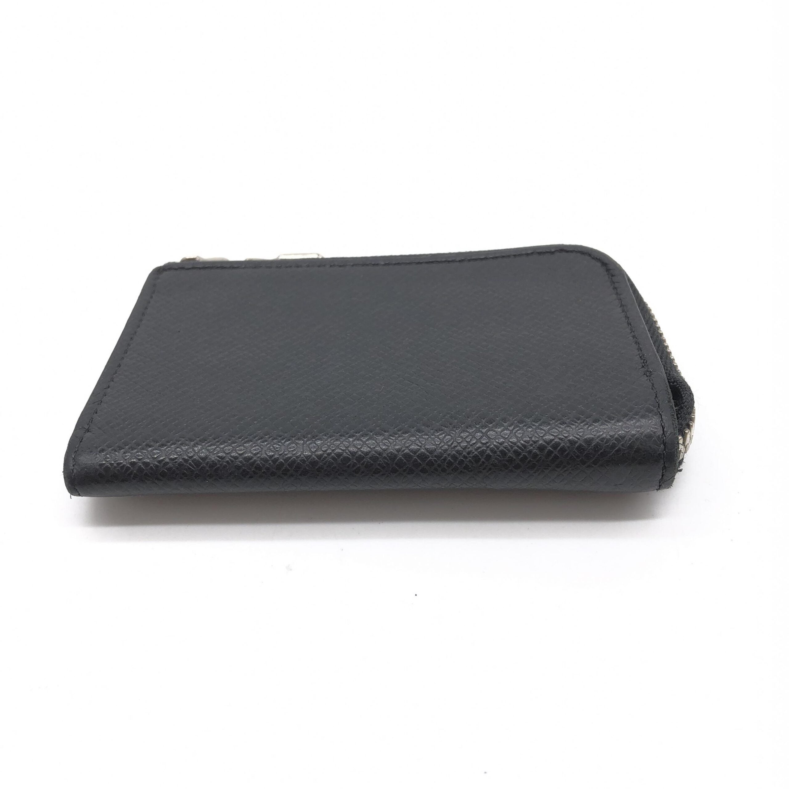 Louis Vuitton Taiga Zippy Coin Purse In Black