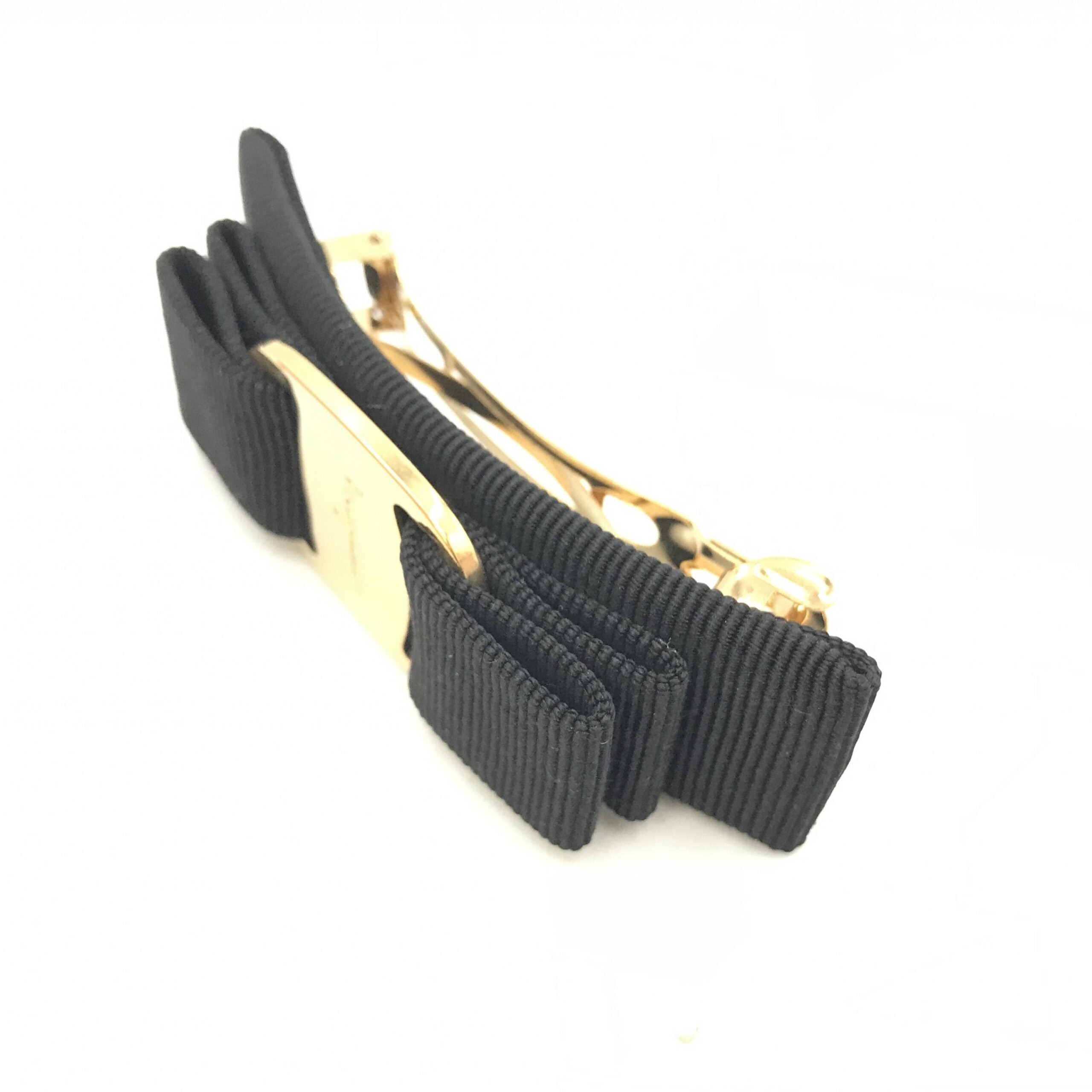 Salvatore Ferragamo Vara Hair Clip In Black