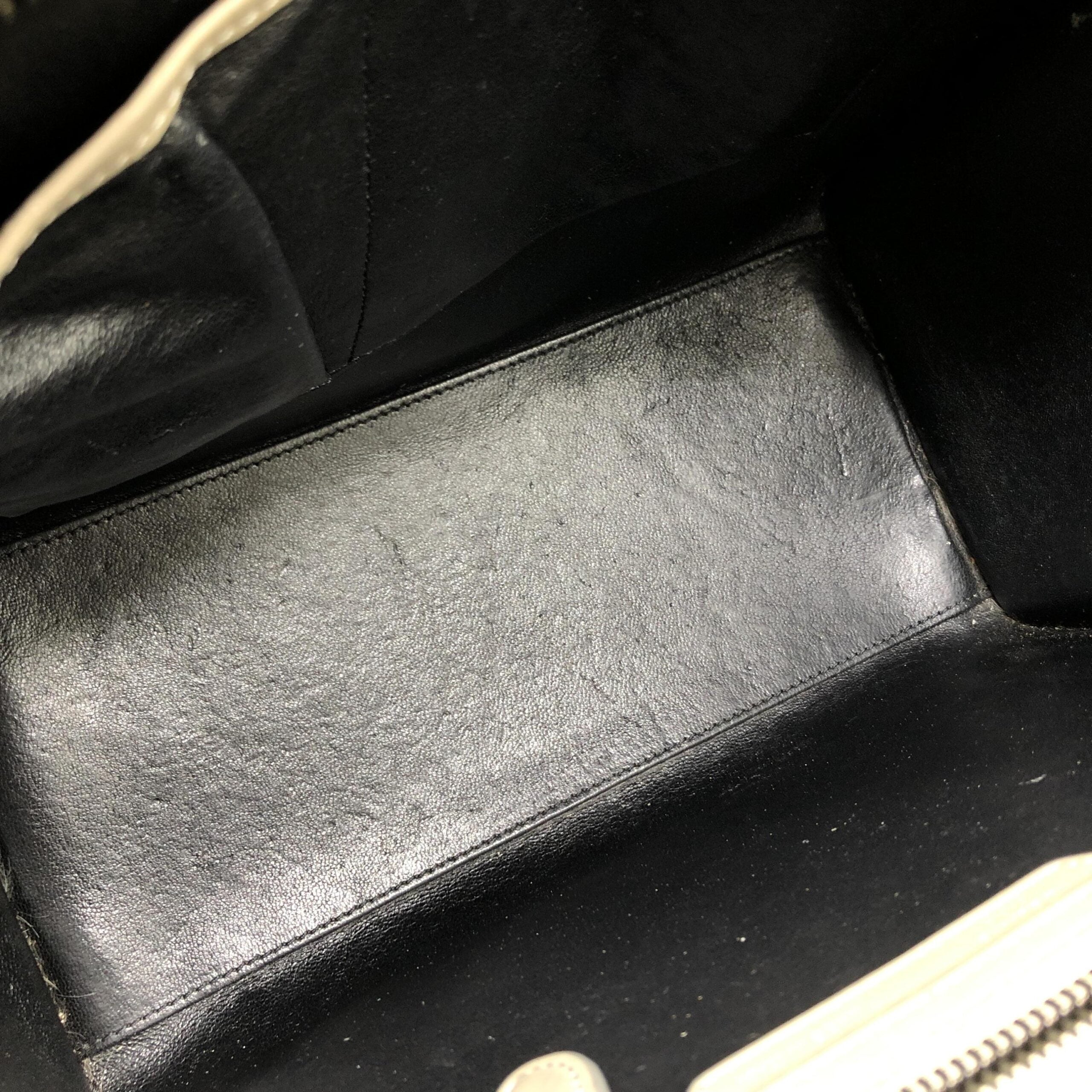 Celine Tri-Color Leather Luggage Tote Handbag
