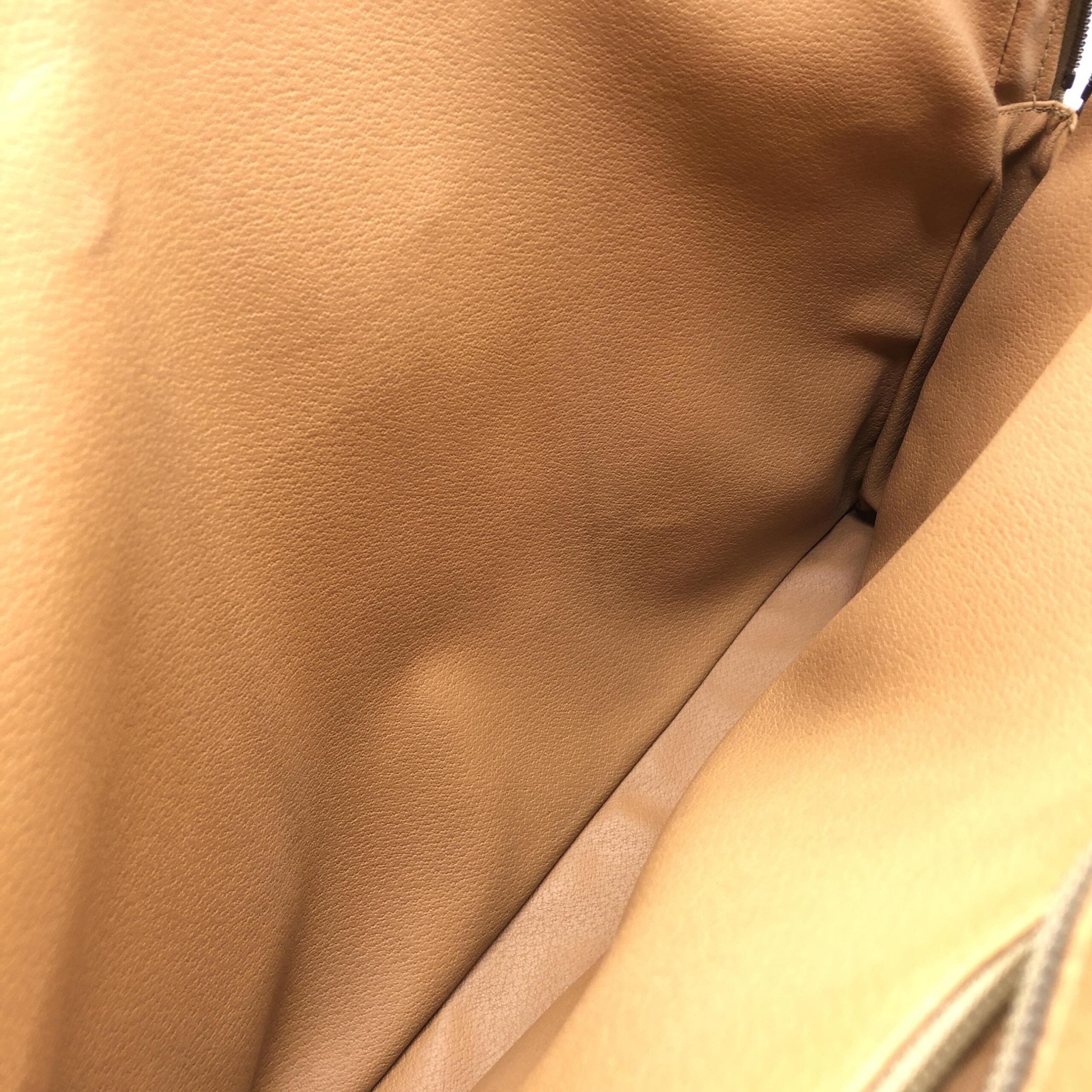 Celine Vintage Macadam Briefcase In Brown