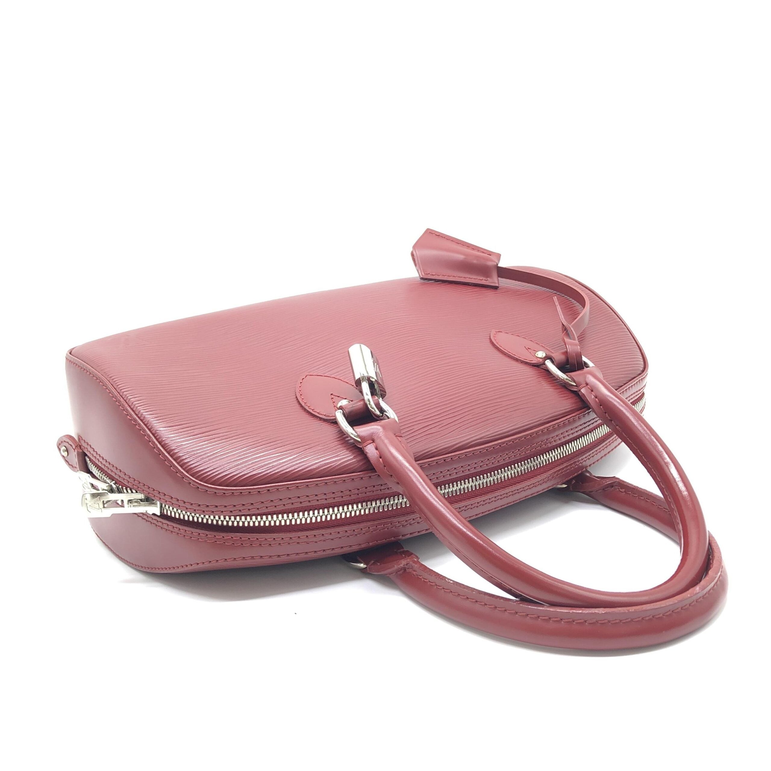 Louis Vuitton Jasimine, Burgandy Epi With Clochette And Keys