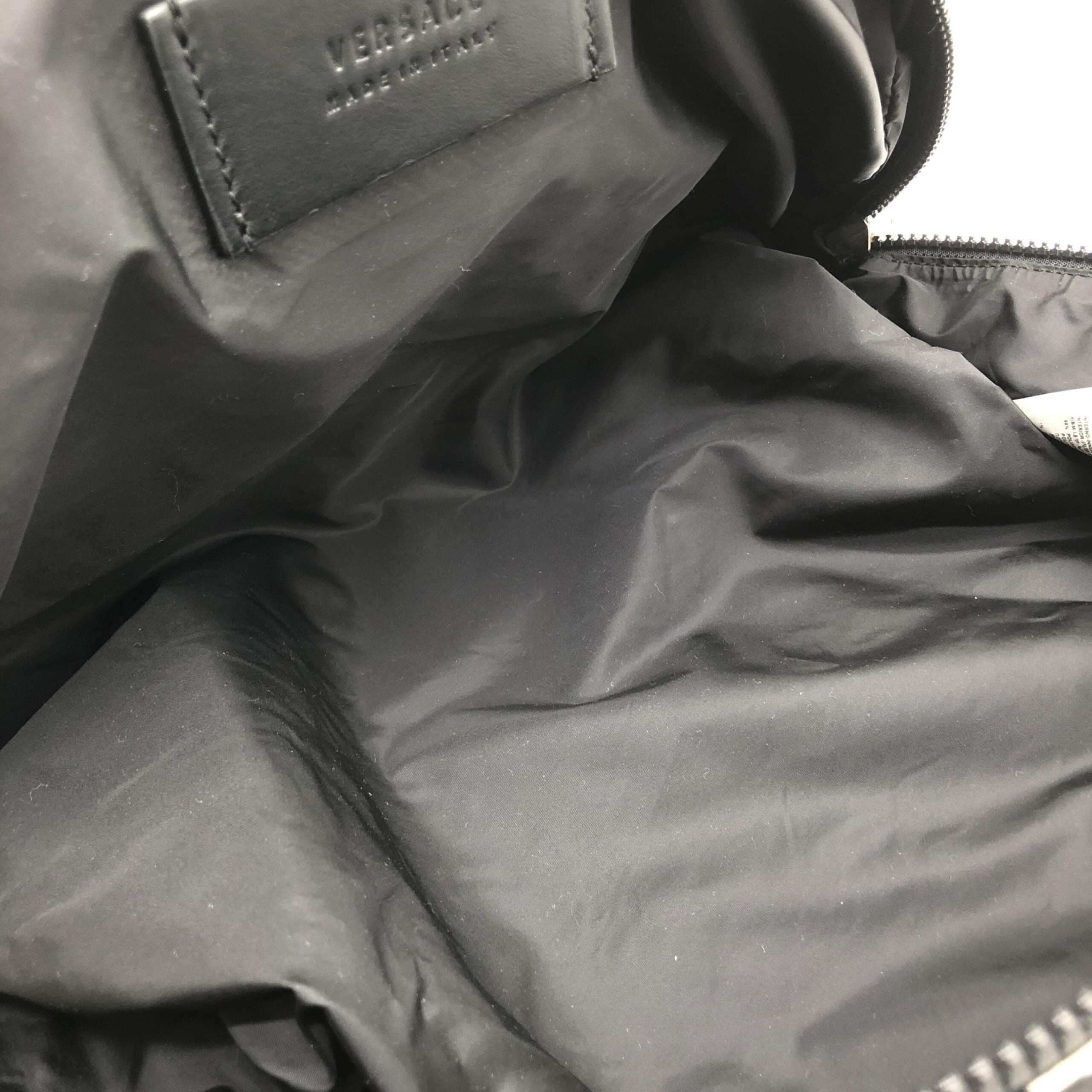 Versace Versache Nylon Travel Stamp Vanity Pouch