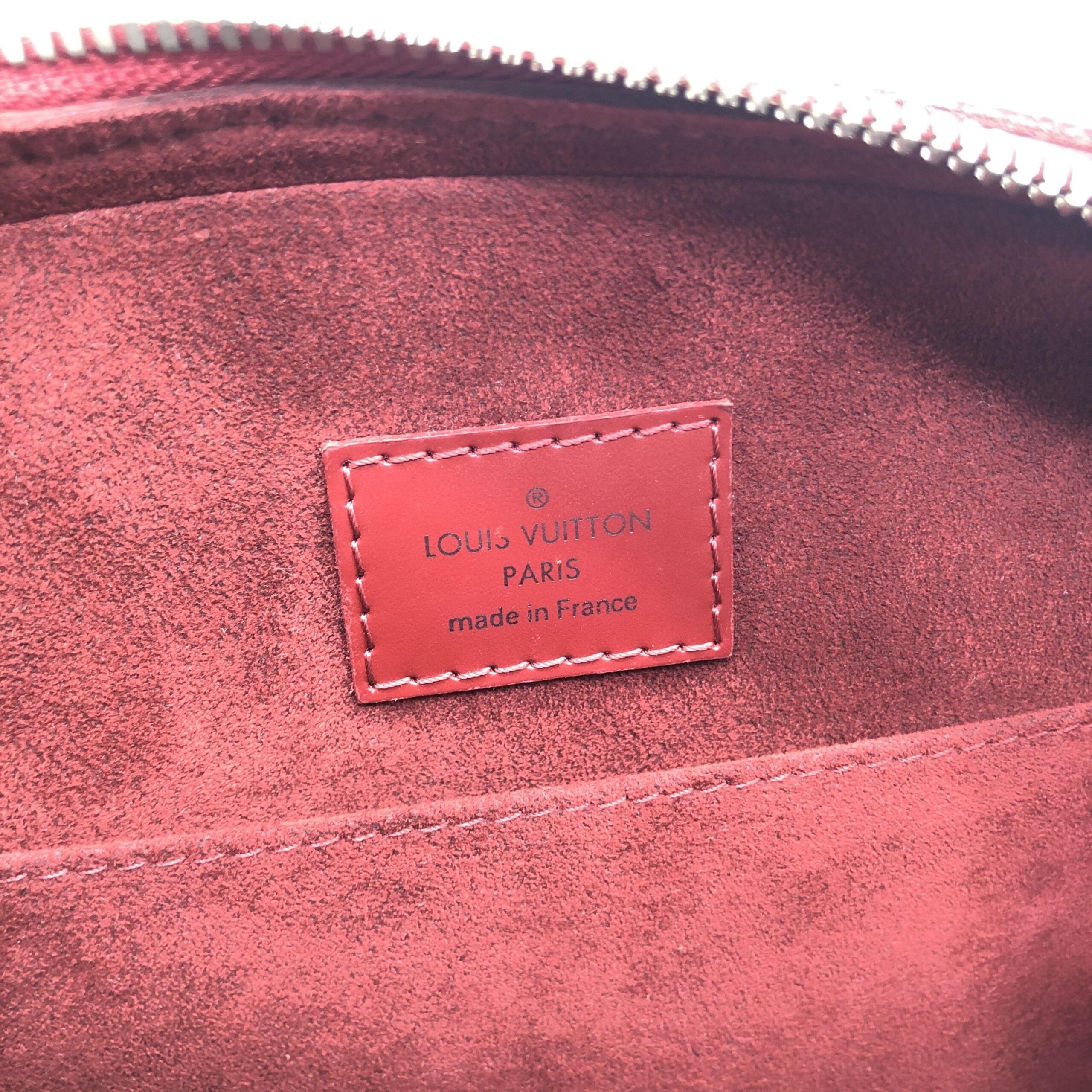 Louis Vuitton Jasimine, Burgandy Epi With Clochette And Keys