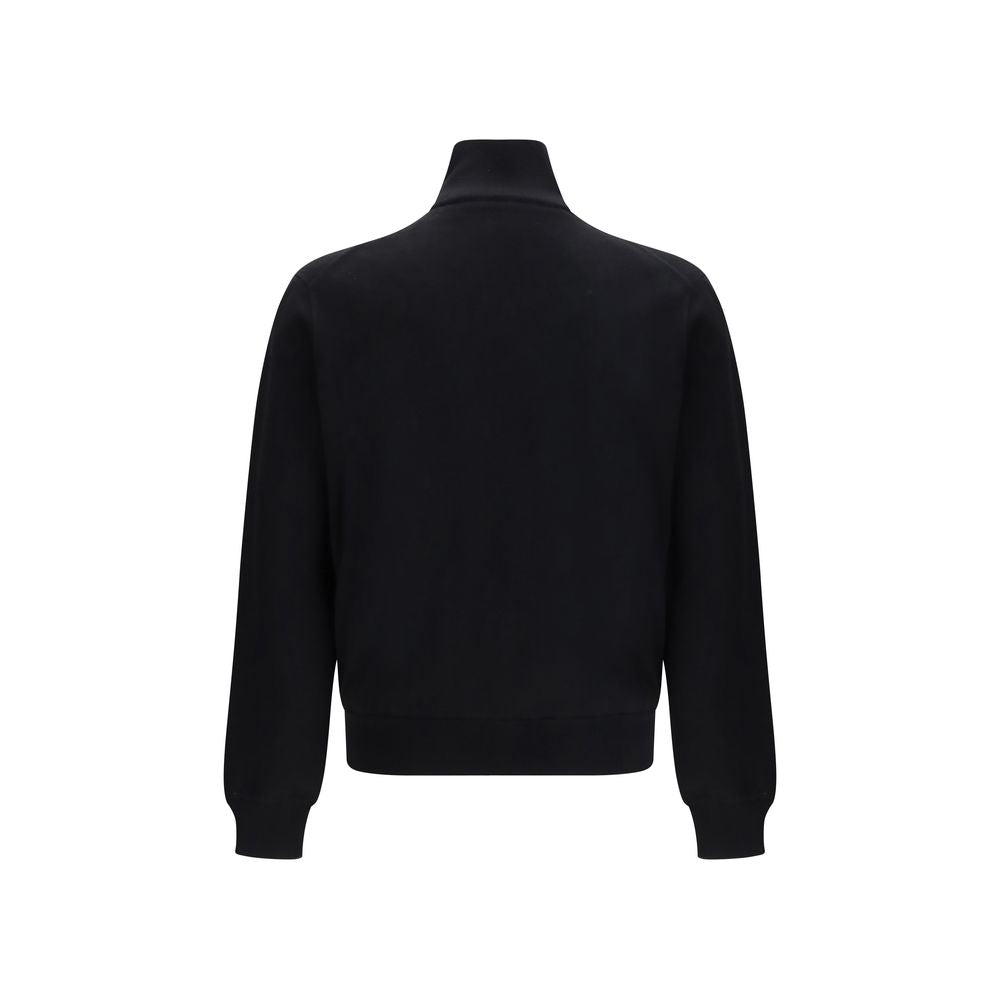 Prada Black Fleece Wool Bomber