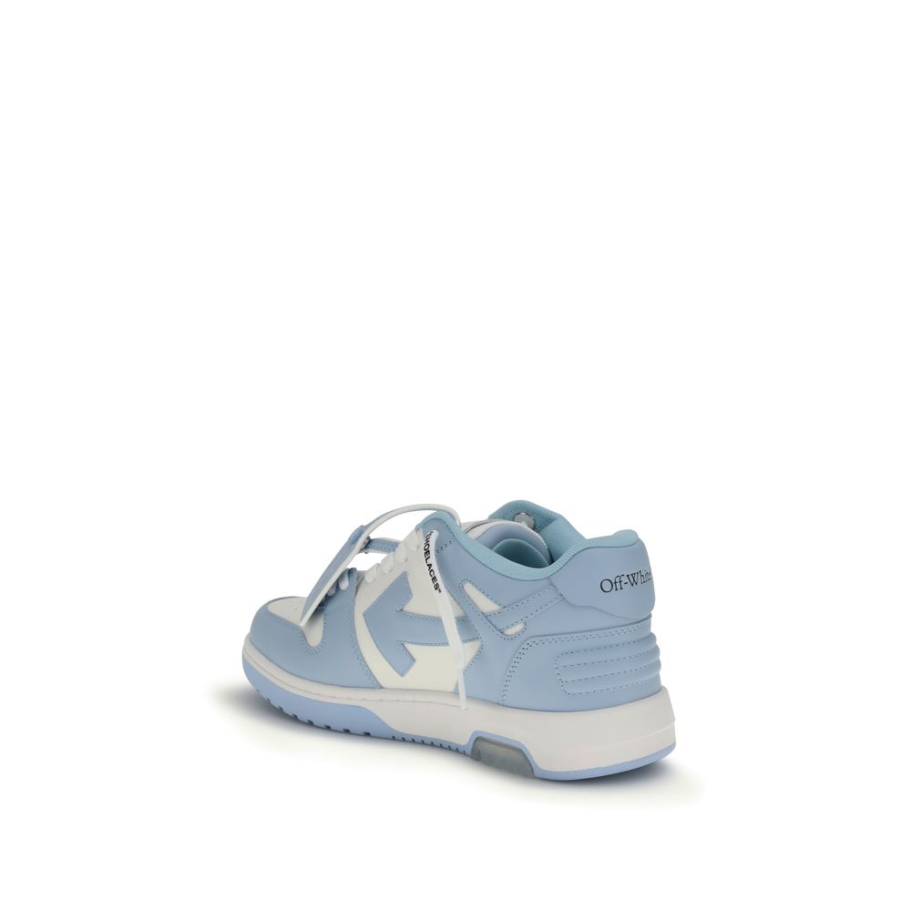 Off-White Light Blue Rubber Low Top Sneakers
