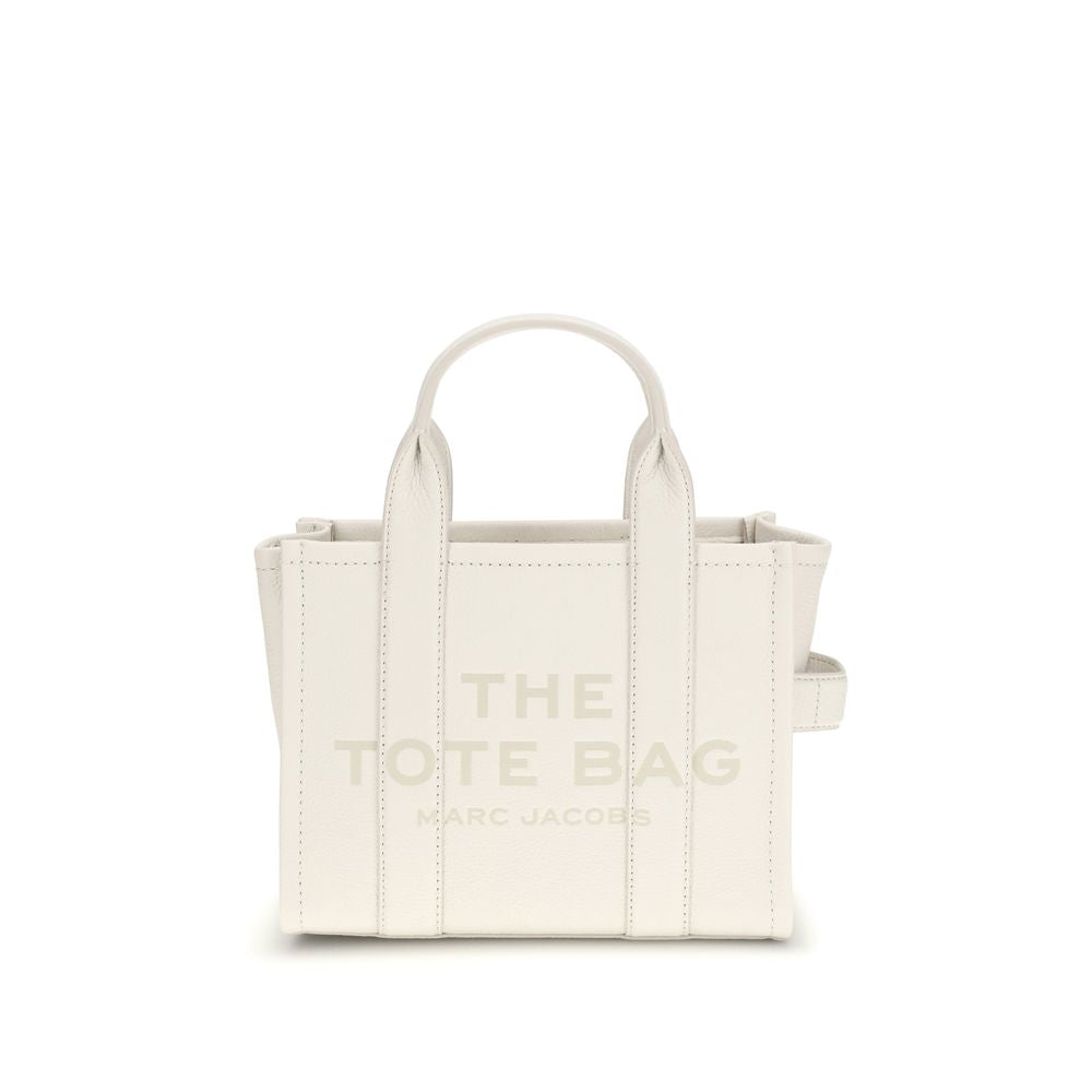 Marc Jacobs white calf leather handbag front view