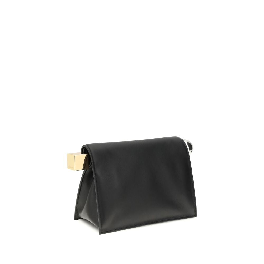Jacquemus Black Calf Leather Bos Taurus Clutch Bag
