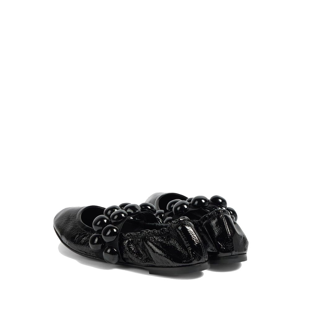 Alaïa Black Calfskin Moccassin