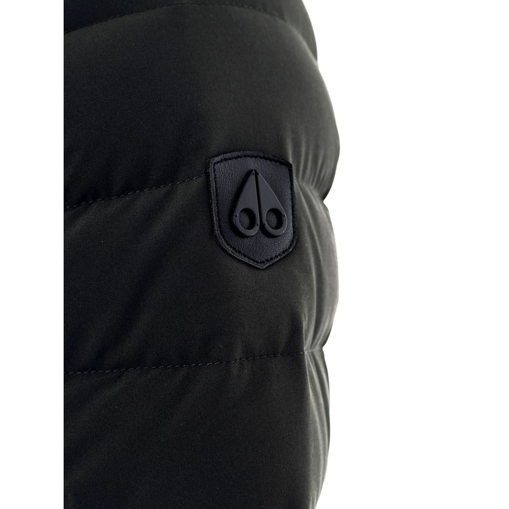 Moose Knuckles Black Cotton Coat