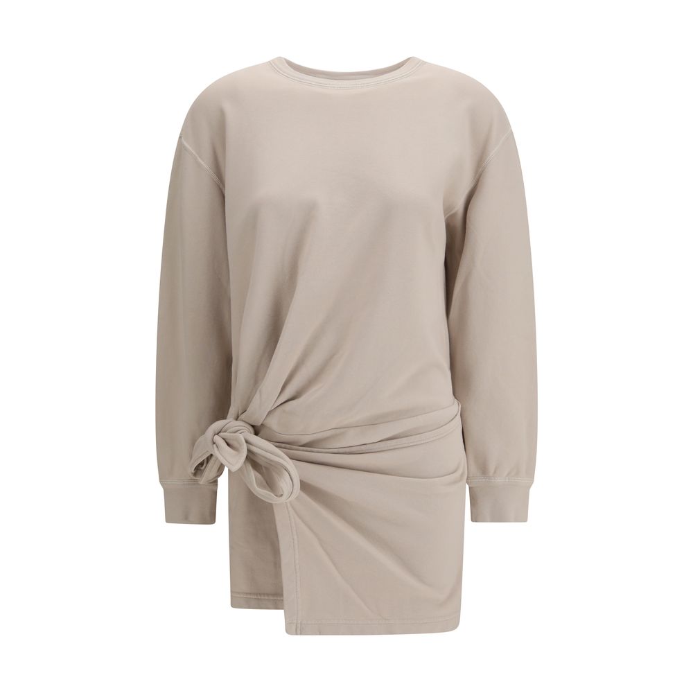 Elevate your style with the Isabel Marant Étoile Beige Cotton Casual Dress, a masterpiece of contemporary elegance, crafted from 100% cotton for effortless sophistication.