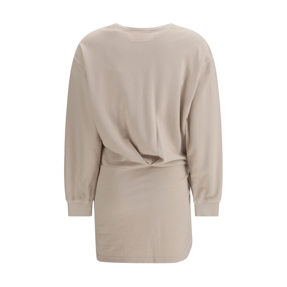 Elevate your style with the Isabel Marant Étoile Beige Cotton Casual Dress, a masterpiece of effortless elegance crafted from 100% cotton, perfect for any sophisticated occasion.