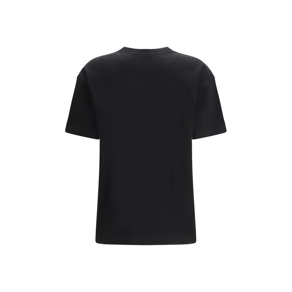 Elevate your wardrobe with the Off-White Black Cotton Sportswear Big Logo Bookish T-shirt, a luxurious blend of comfort and style, perfect for the discerning individual.