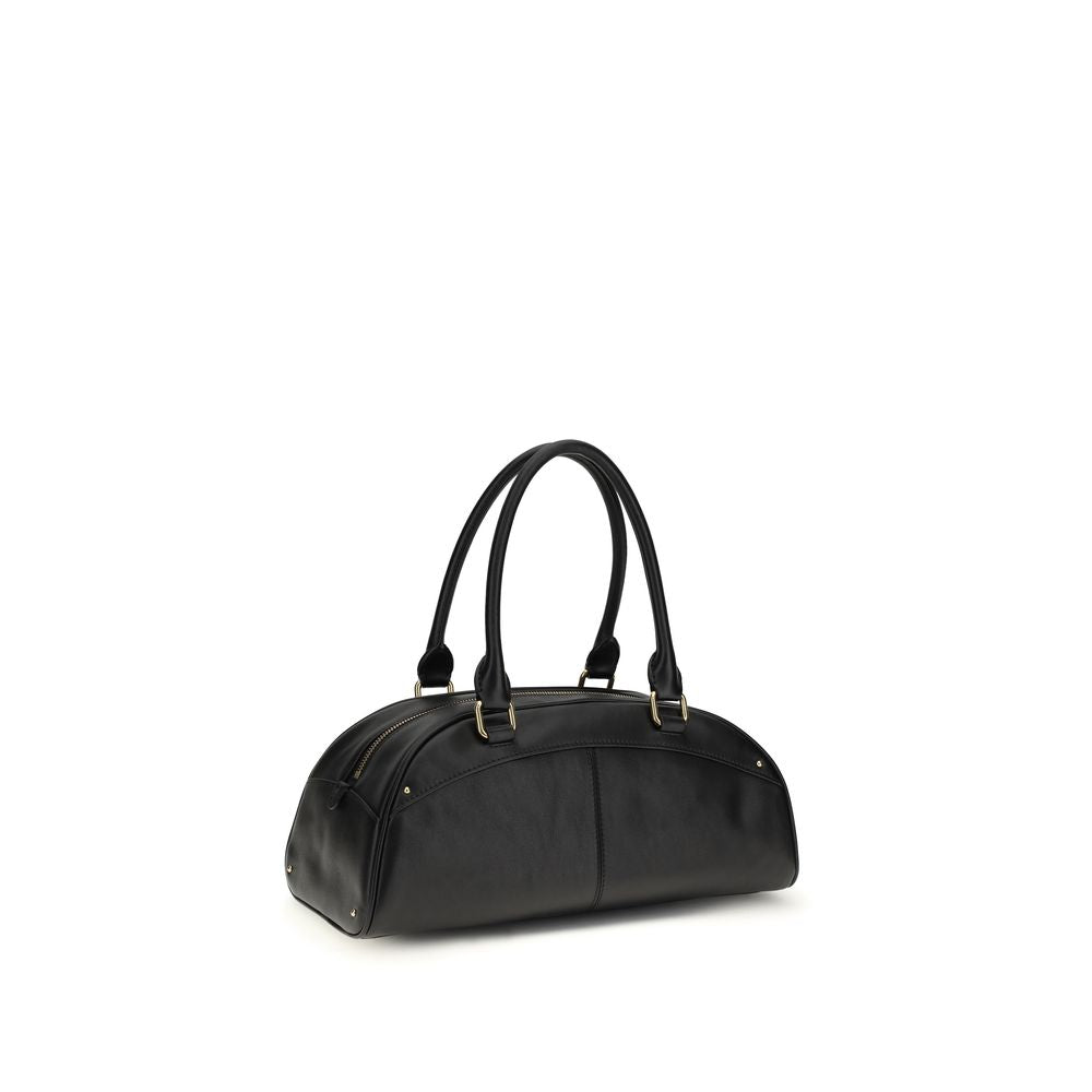 Chloé Black Calf Leather Bos Taurus Shoulder Bag - Artisanal Luxury