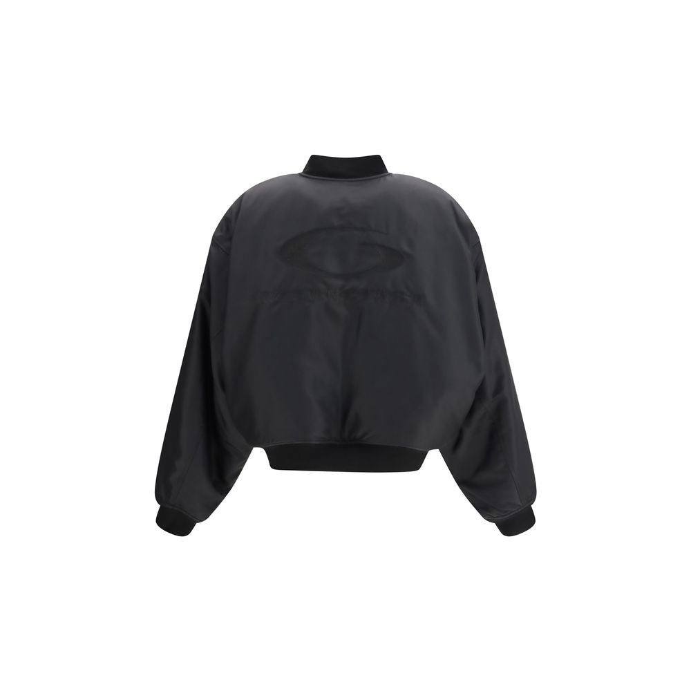 Balenciaga Black Polyamide Bomber - Exquisite Designer Outerwear