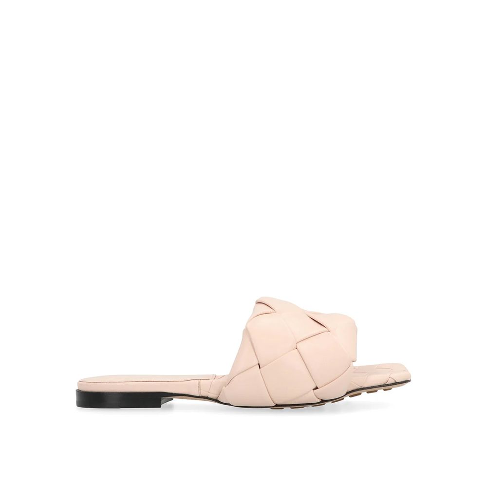 Bottega Veneta Multicolor Leather Flat Sandals Artisanal Luxury
