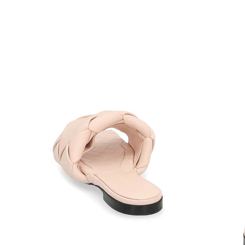 Bottega Veneta Multicolor Leather Flat Sandals Artisanal Luxury