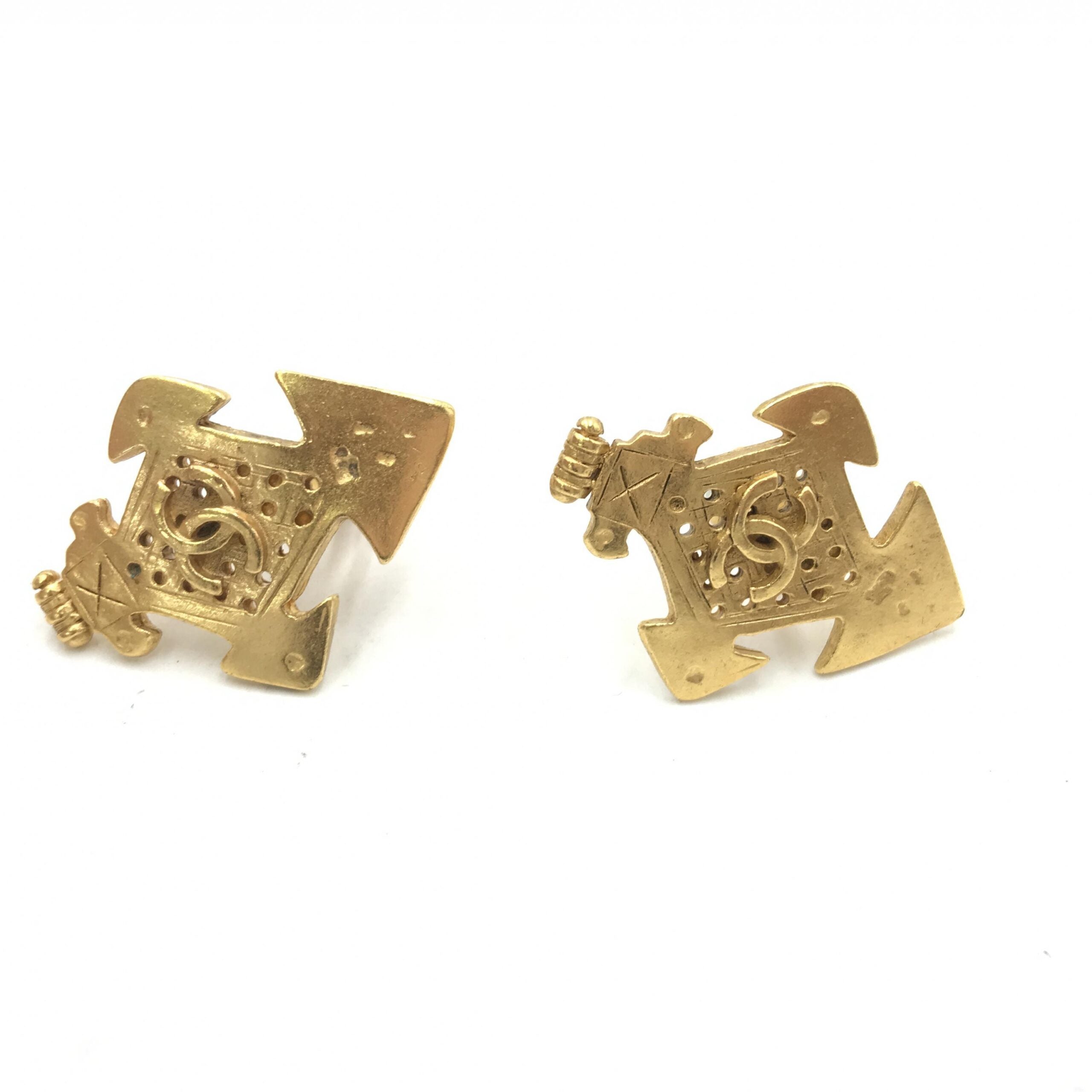 Chanel Coco Mark Earrings - Artisanal Luxury for Timeless Elegance