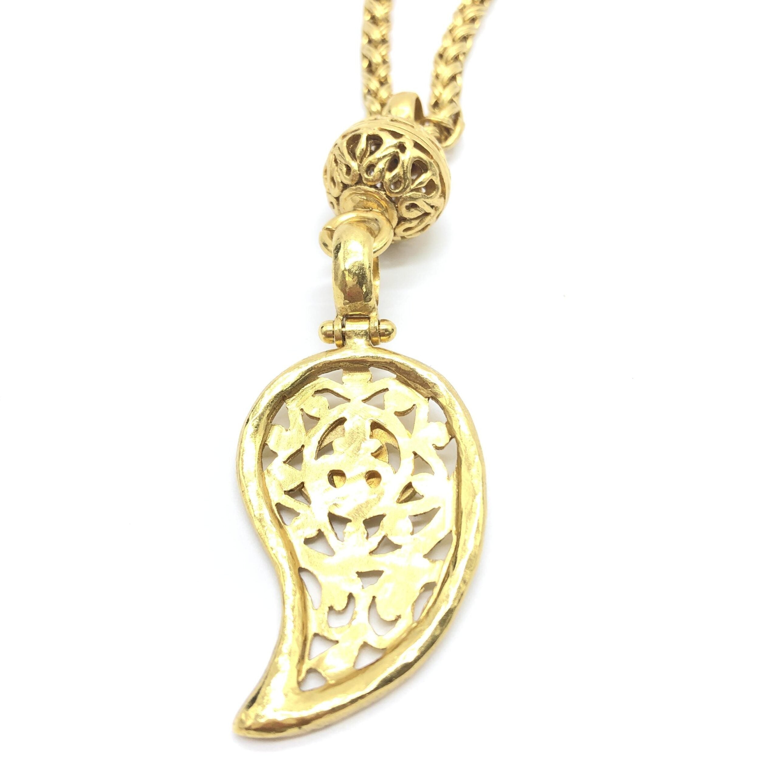 Chanel Gold Plated Coco Mark Necklace - Exquisite Luxury Artisan