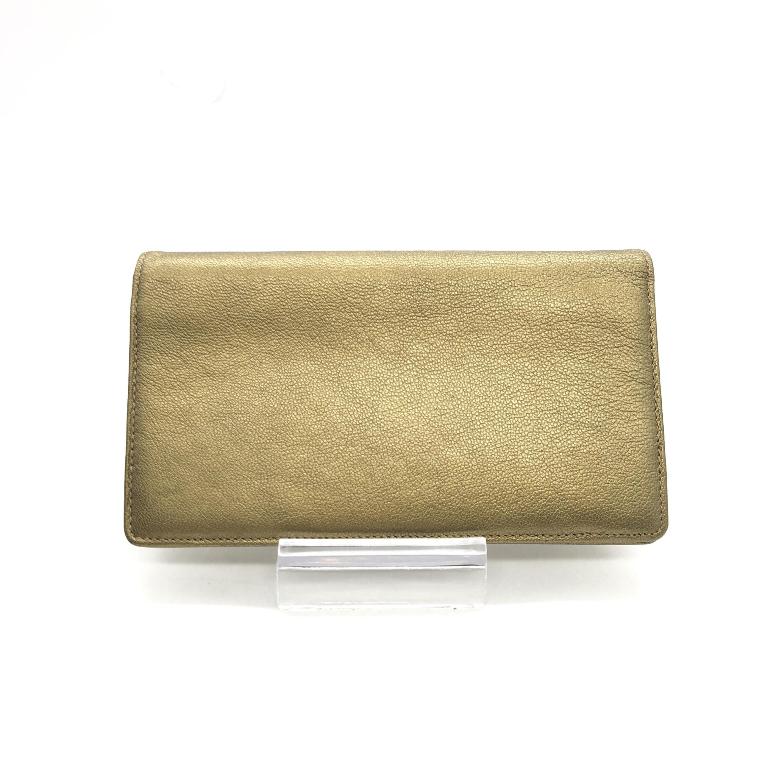 Chanel Gold Tone Caviar Leather Bifold Wallet - Artisanal Luxury