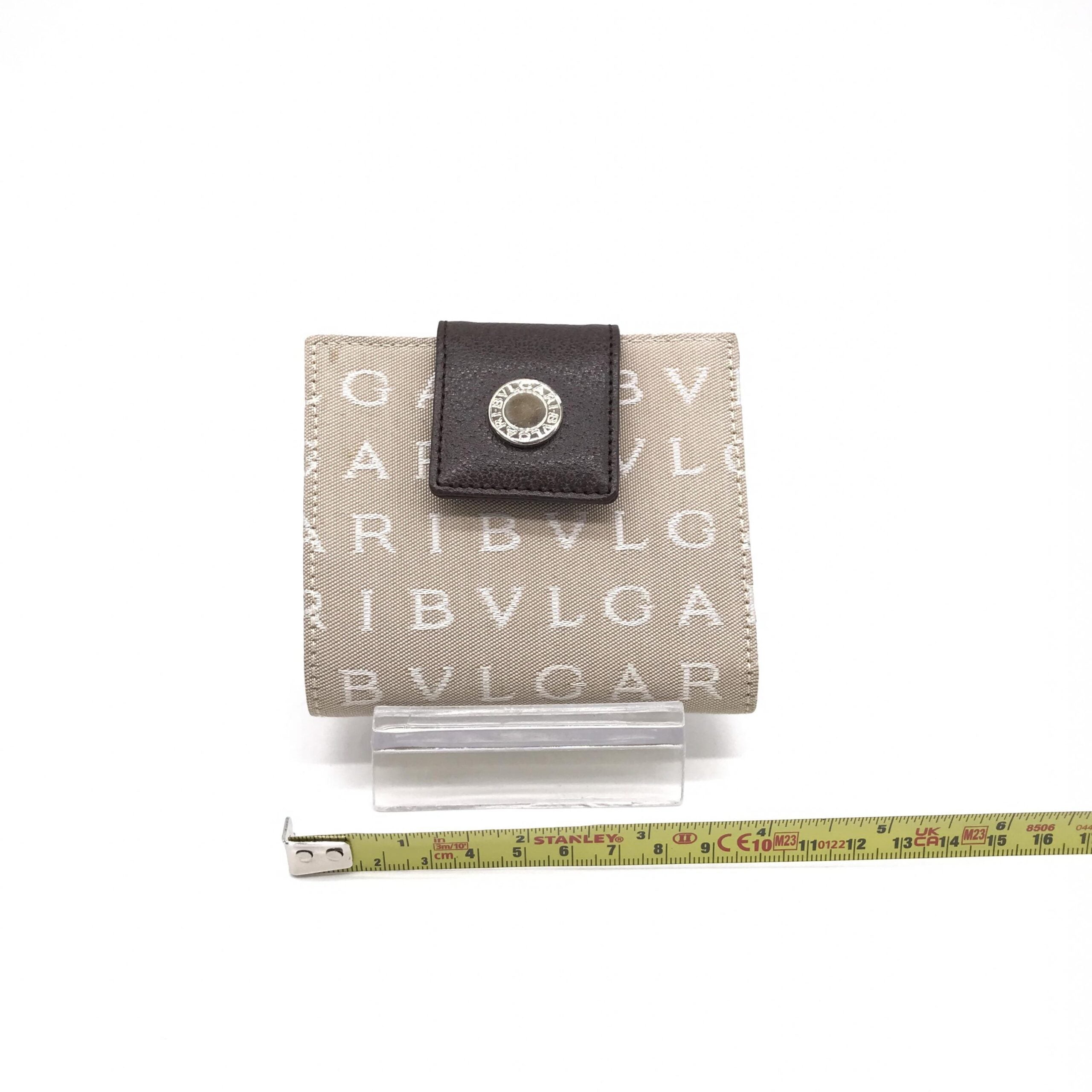Bulgari Logomania Beige Wallet