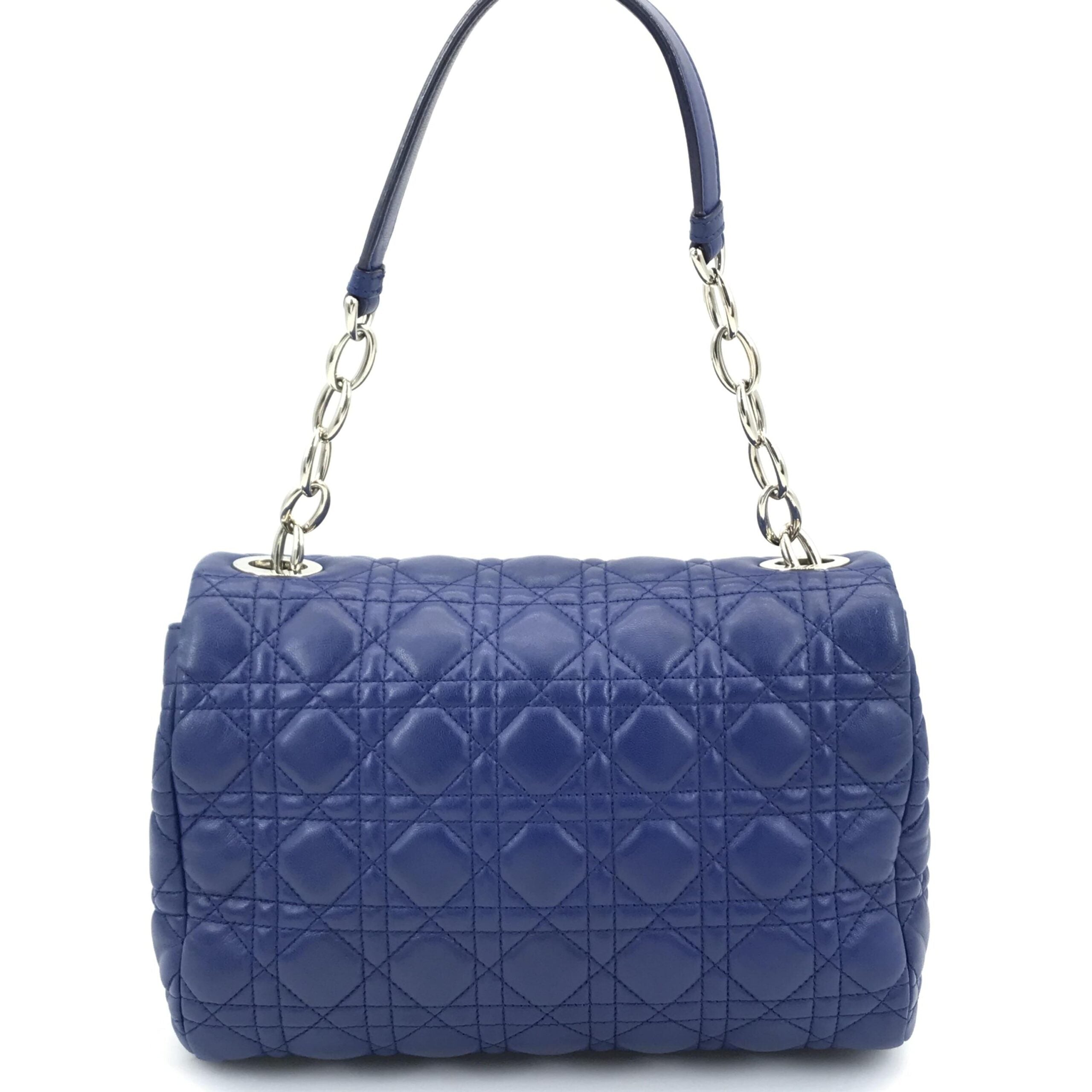 Christian Dior Quilted Lambskin Cannage Chain Shoulder Bag