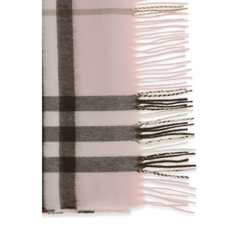 Indulge in the Burberry Multicolor Cashmere Scarf, a masterpiece of 100% cashmere from the SS26 collection, embodying timeless elegance and luxurious warmth for every occasion.