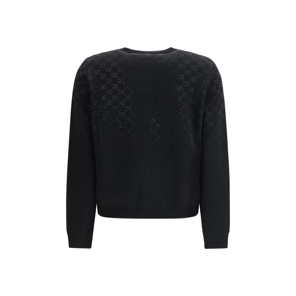 Gucci Black Wool Cardigan - Exquisite Designer Luxury Piece