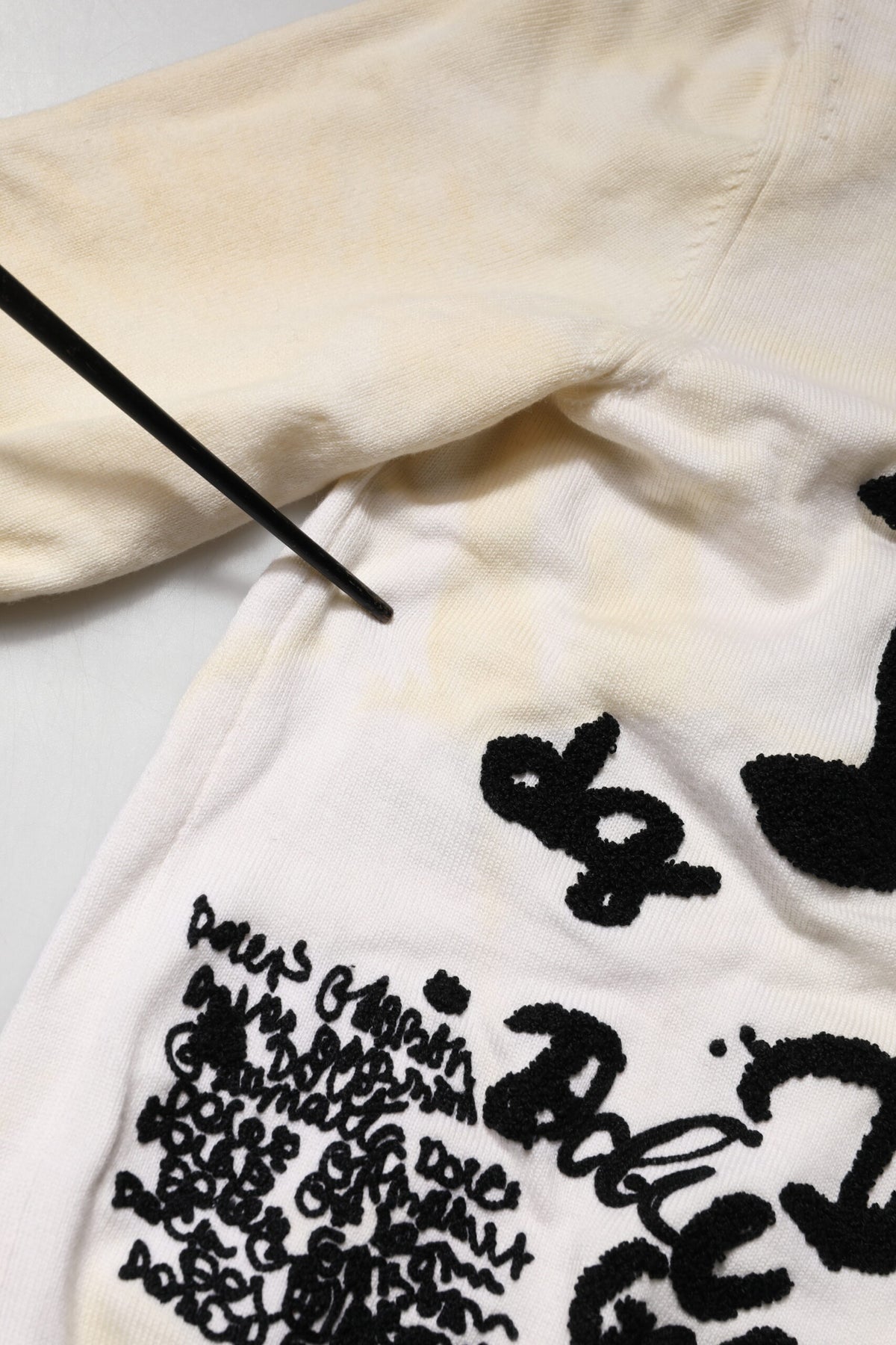 Dolce & Gabbana Virgin Wool Graphic Crewneck Sweater Luxury